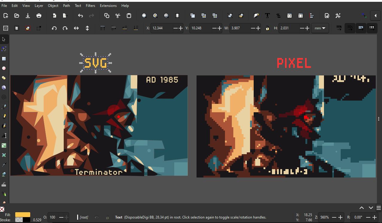 Svg to Pixel Ready for Inkscape... - Pixel Art and Animation