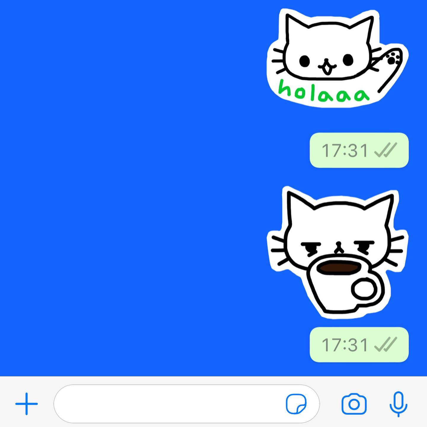 finalmente llegaron los stickers... - Gatito Sentimental | Facebook