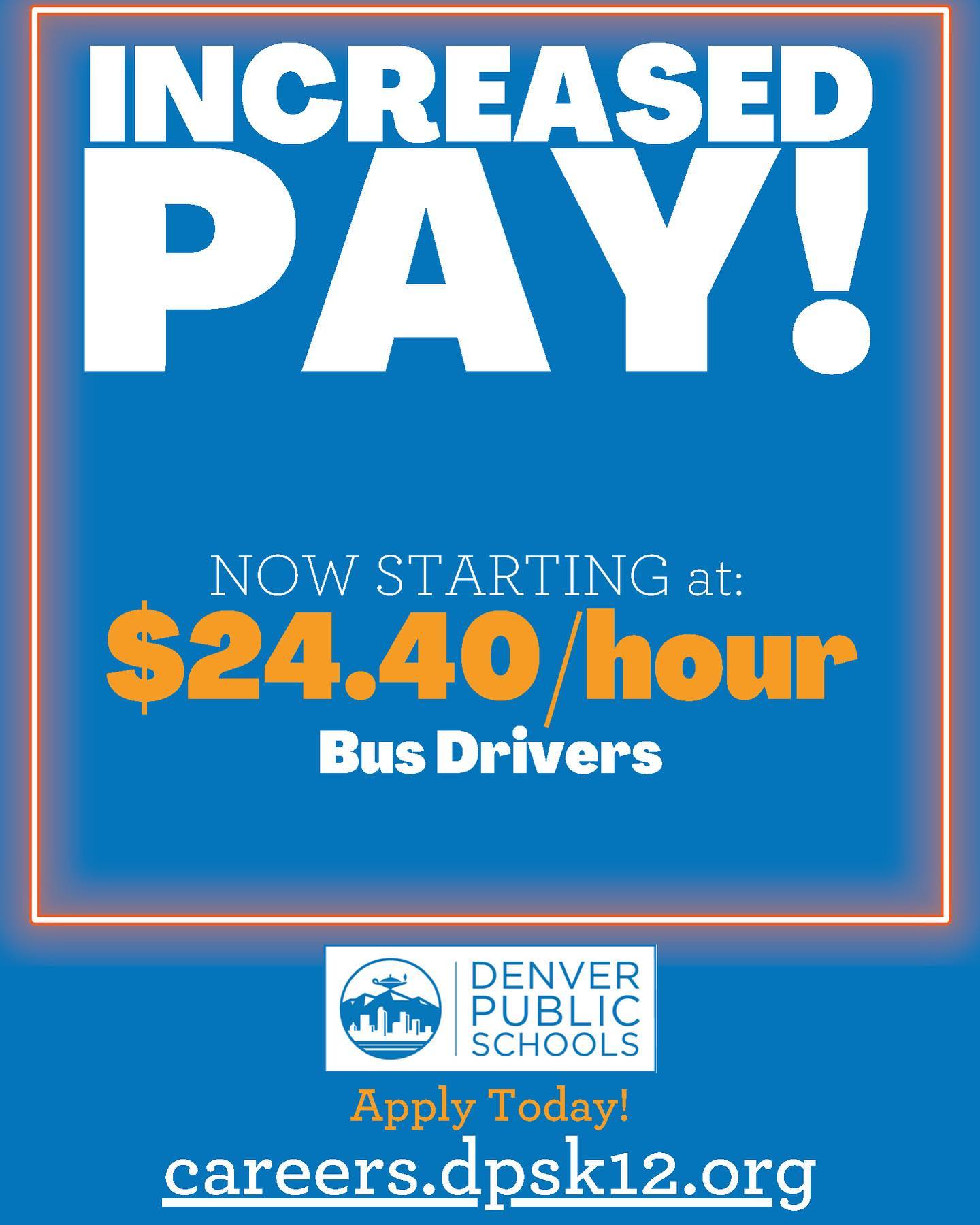 DPS Careers - NOW STARTING at $24.40/hour for Bus Drivers!...