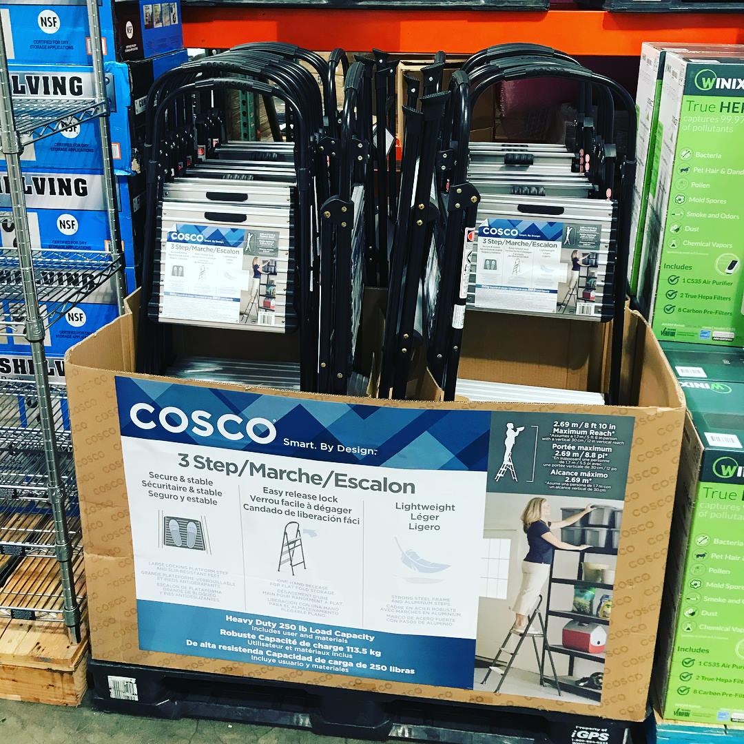 Costco Deals - 🙌 #cosco 3 step #stool 250 lb load capacity... | Facebook