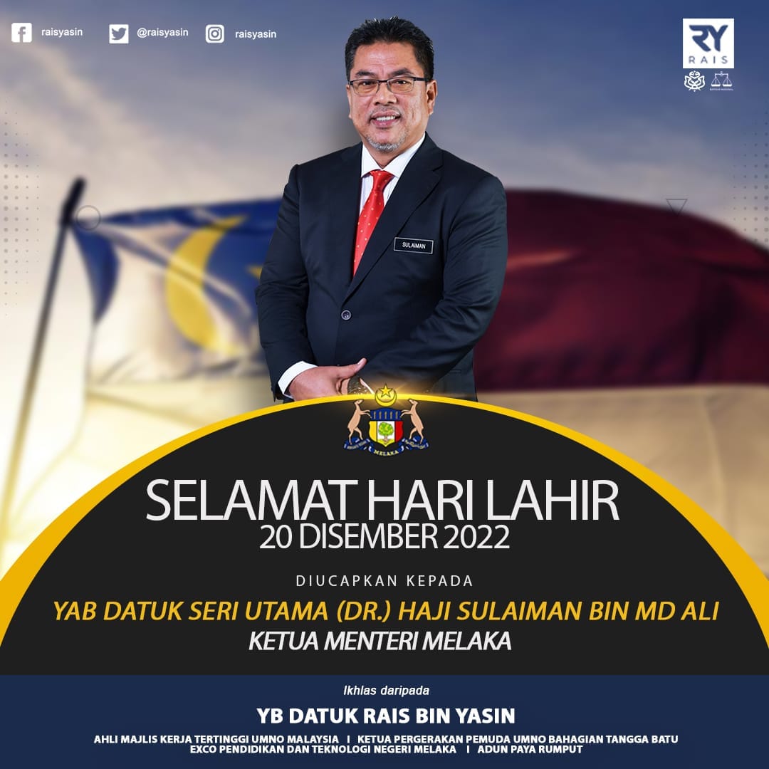 Rais Yasin - Selamat Hari Ulangtahun Kelahiran buat YAB...