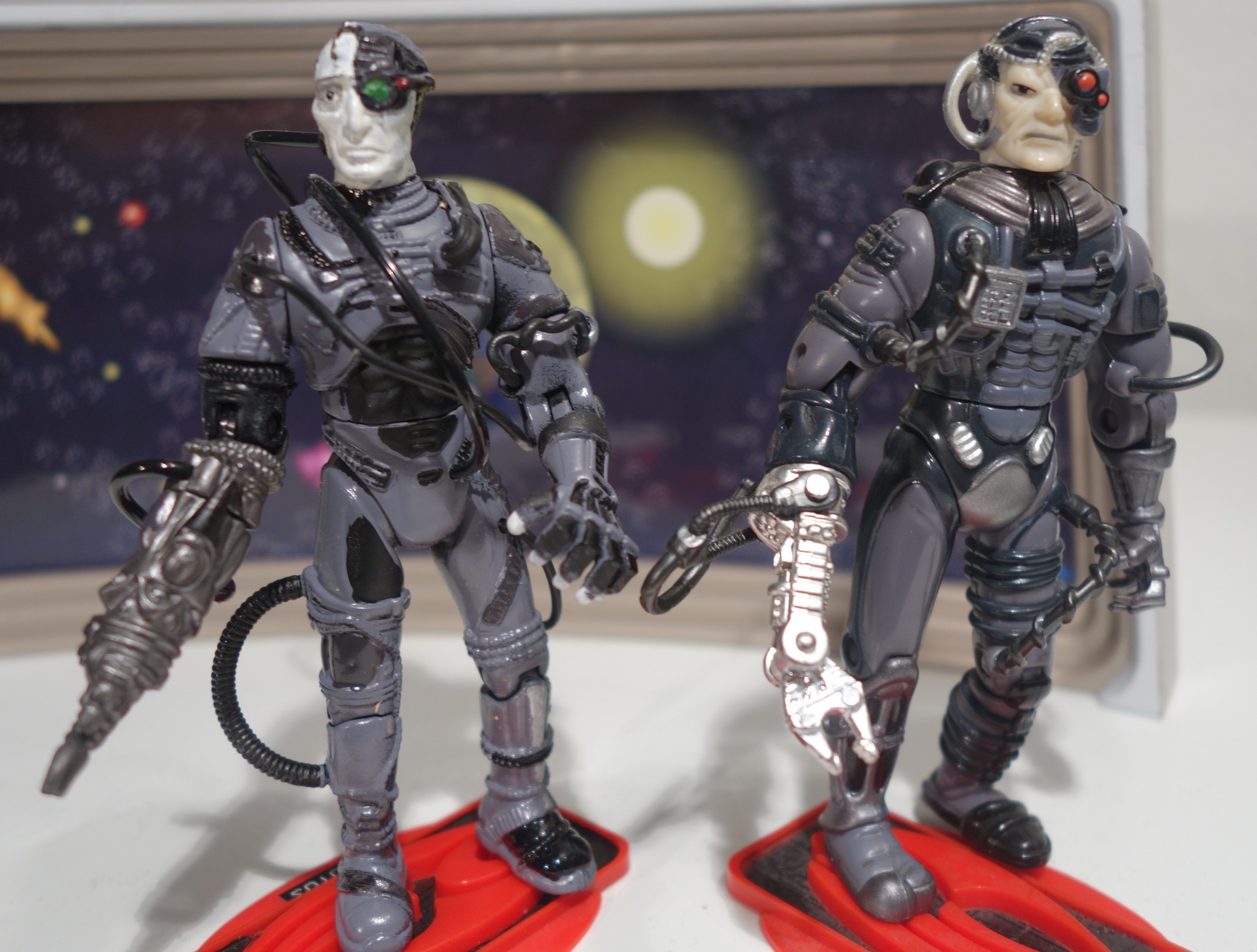 Customized Borg drone figure from Pocahontas chief and Hugh body