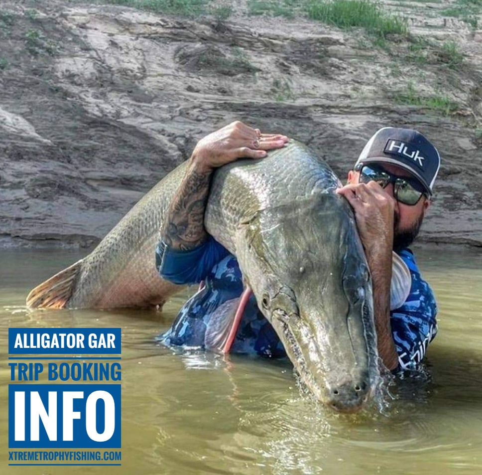 capt - Nice 1st alligator gar for Courtney 124 lbs Still catching some ...