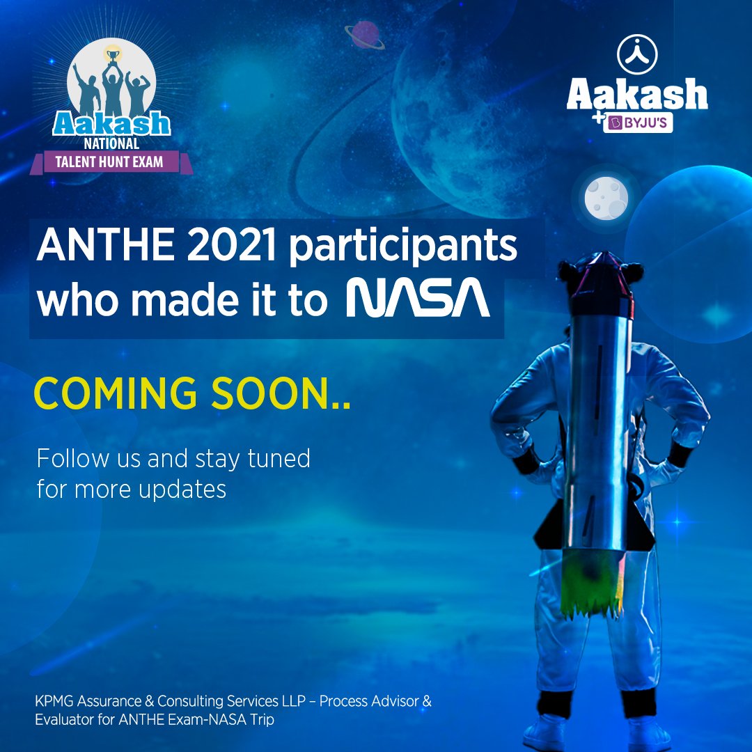 ANTHE 2021 NASA trip... - Aakash Educational Services Limited | Facebook
