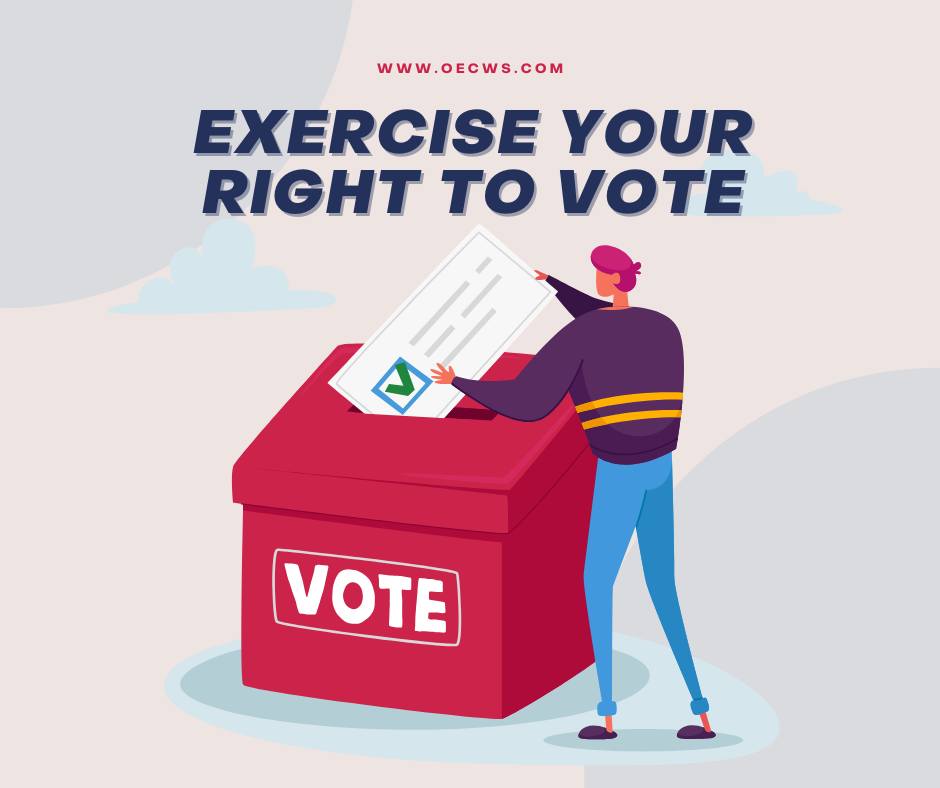 OEC - Did you cast your vote? 🗳️ Show us your "I VOTED" sticker pride ...