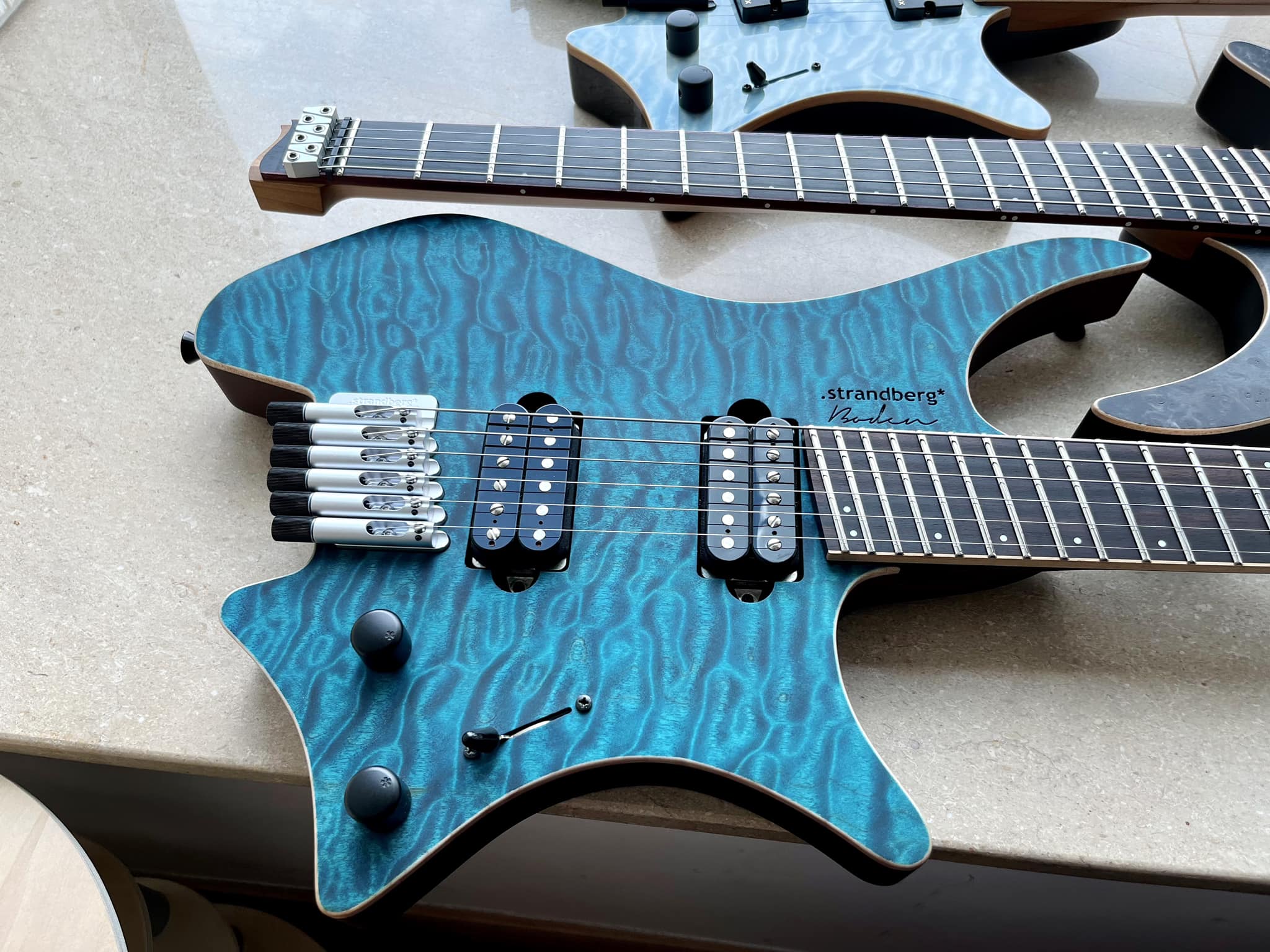 Three shades of blue with a view from .strandberg* owner 