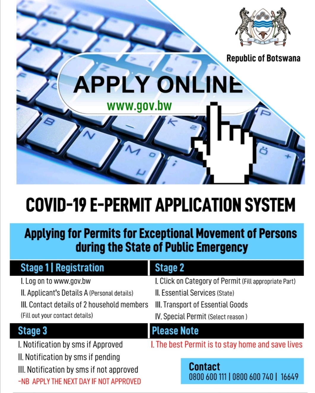 Government introduces ePermit Apply... - Cybersmart Botswana | Facebook