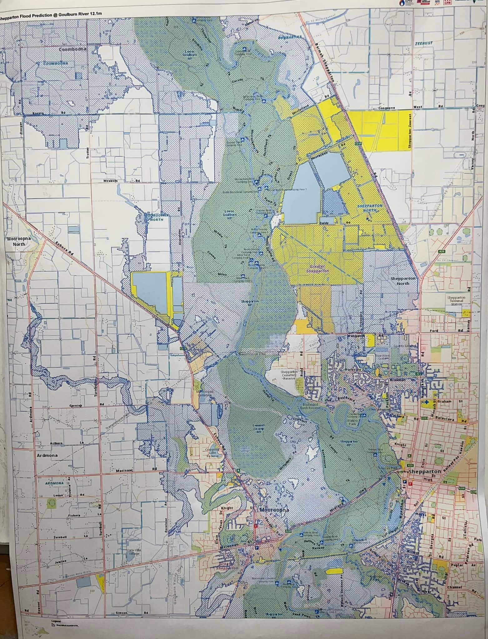 Shepparton News - Here are the flood maps for the expected... | Facebook