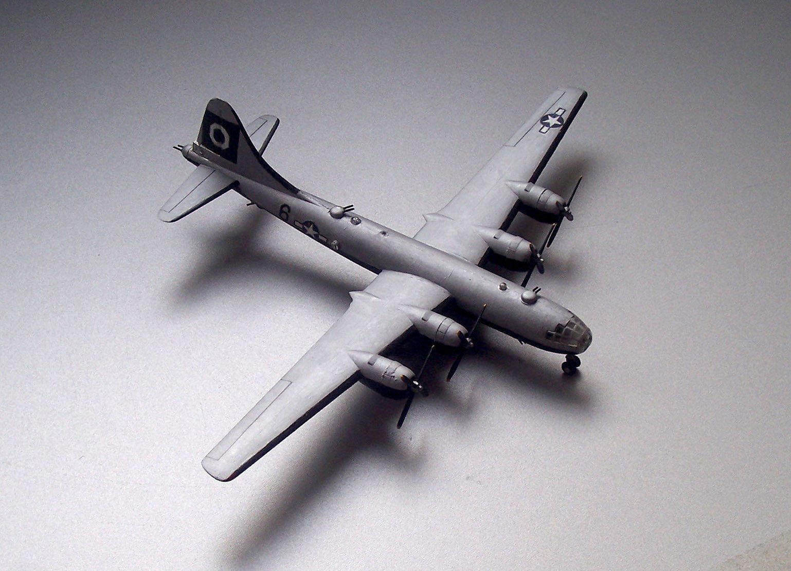 Restored Revell 1/144 B-29 Superfortress model