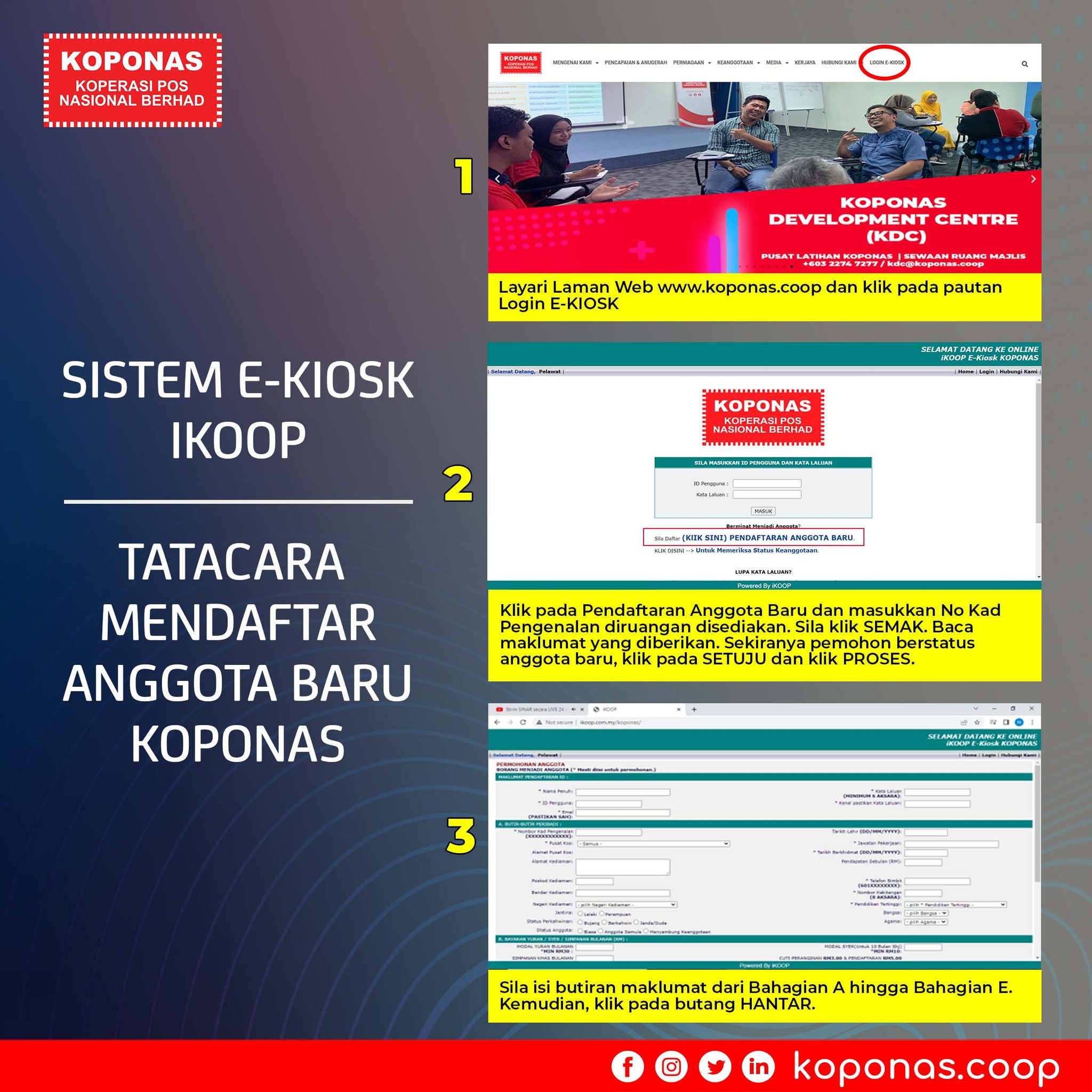 Kini lebih mudah dengan... - Koperasi Pos Nasional Berhad | Facebook