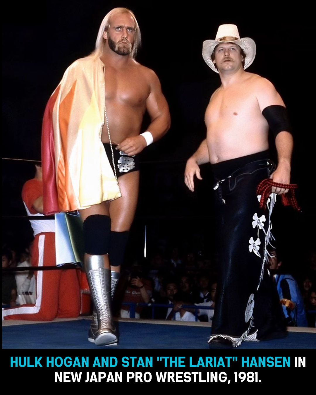 Hulk Hogan and Stan Hansen tag team in New Japan Pro Wrestling 1981