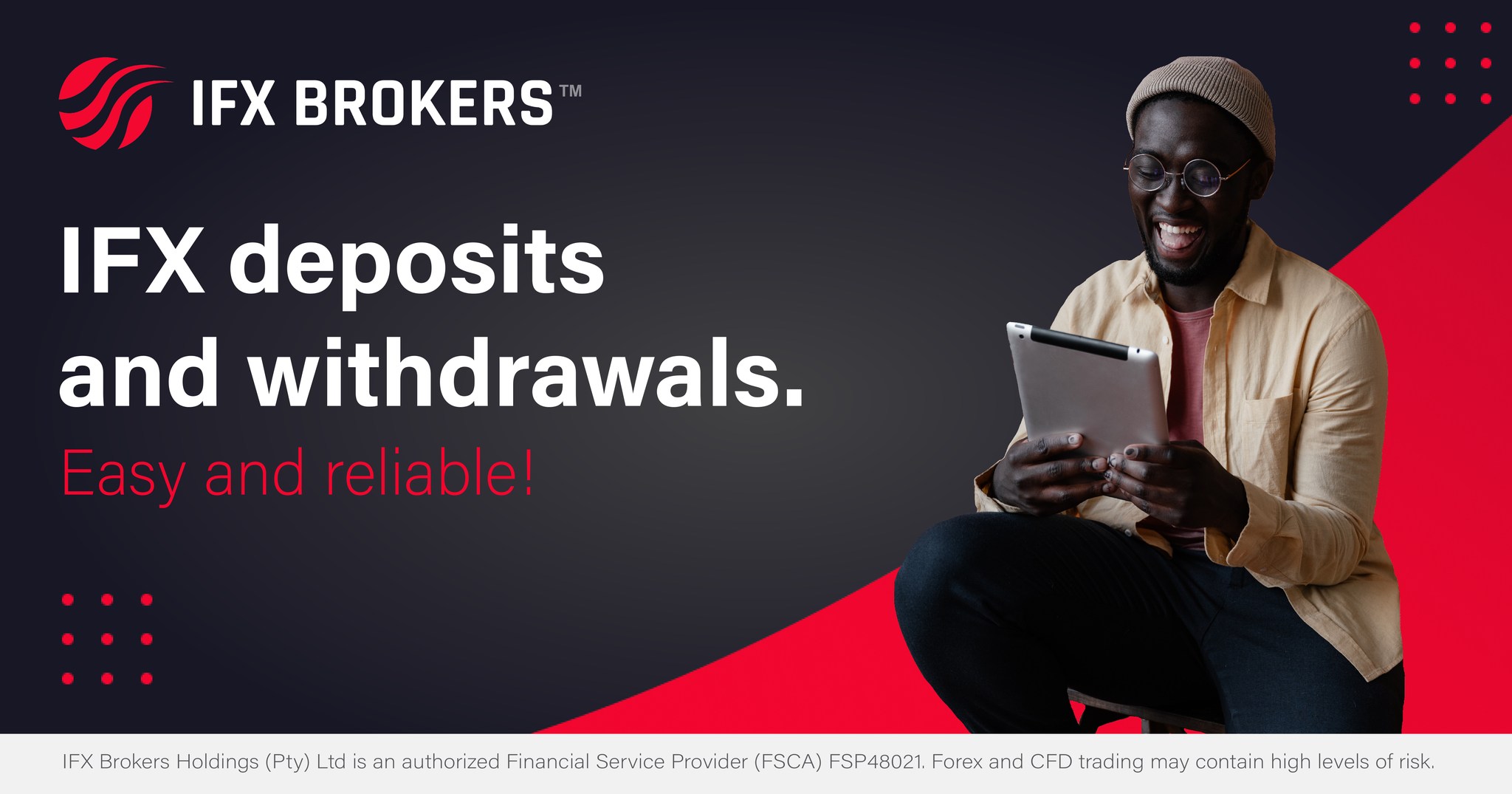 iFX Brokers - IFX deposits and withdrawals, easy as pie! It’s time to ...