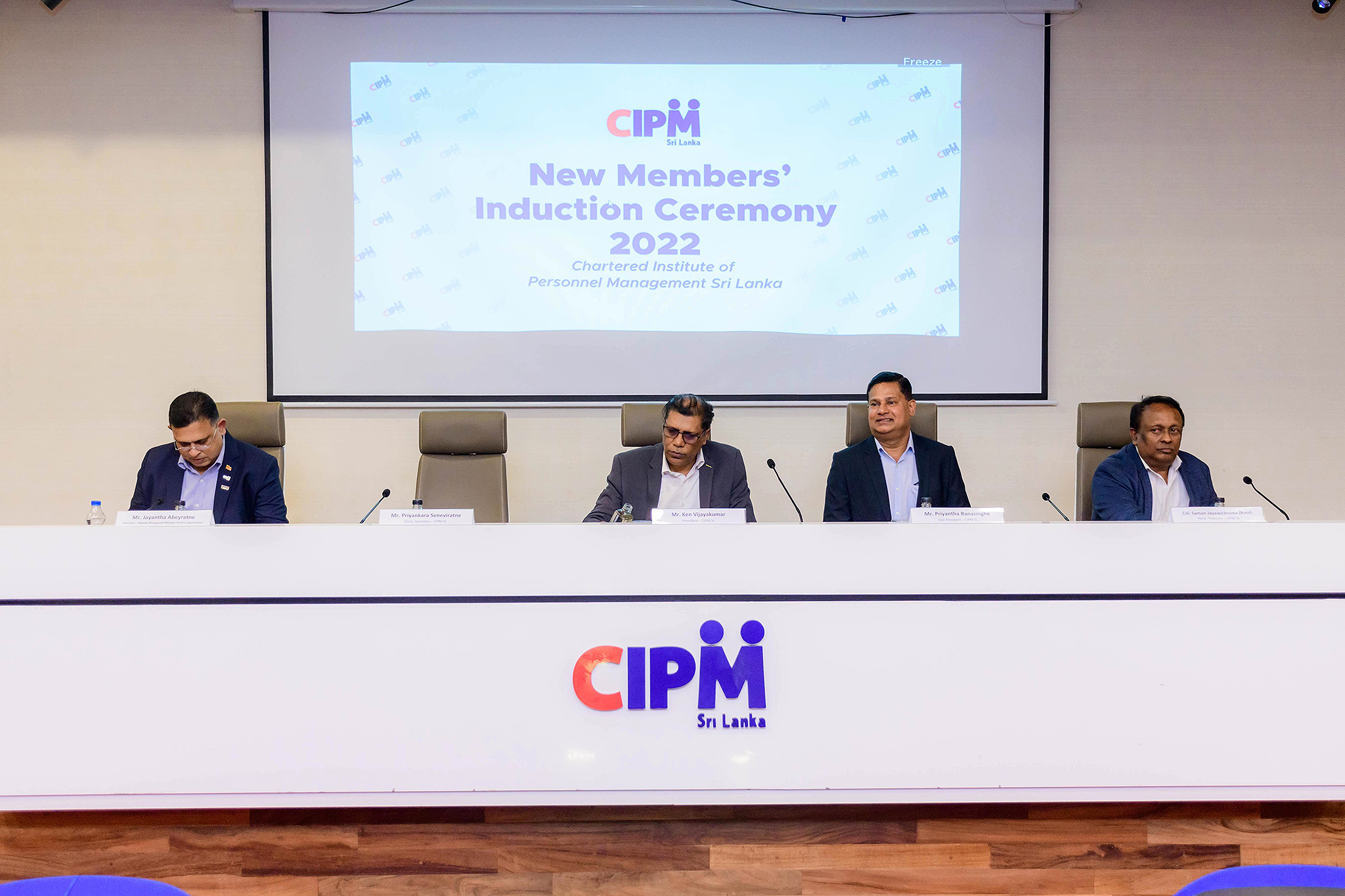 CIPM Sri Lanka - The CIPM New Members' Induction Ceremony...