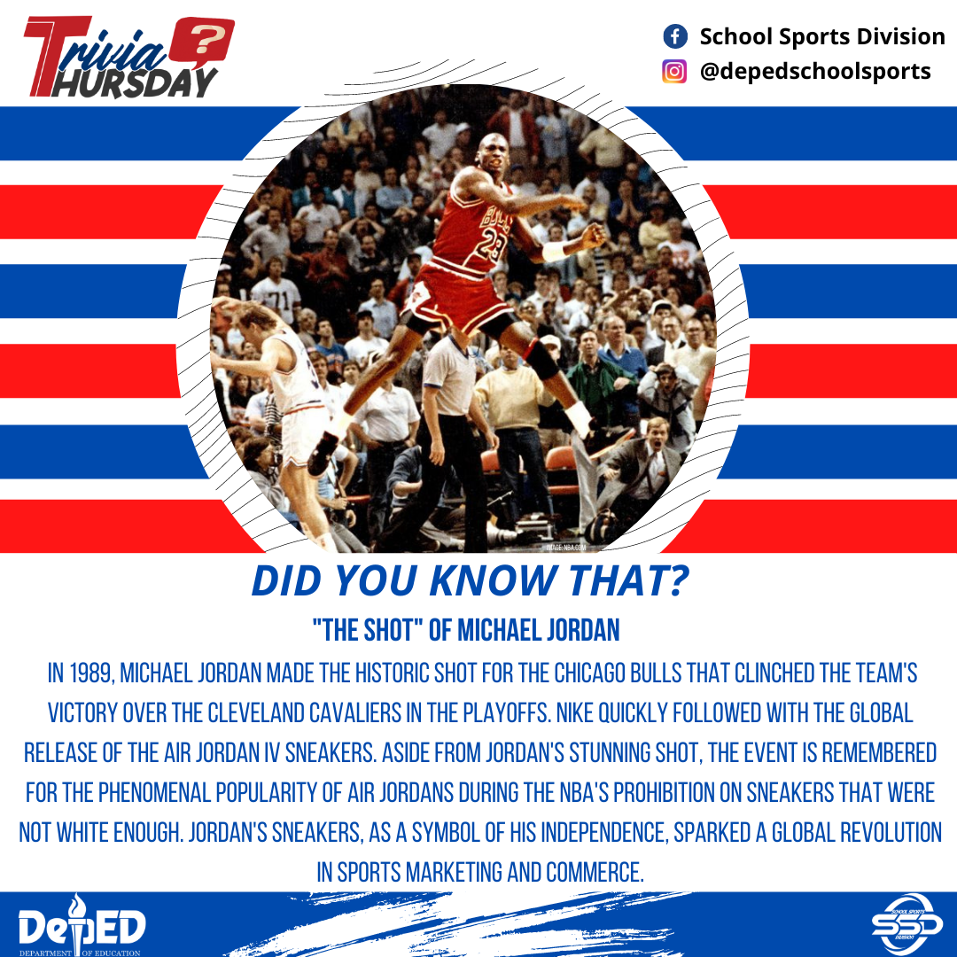 It's Trivia Thursday!... - DepEd-School Sports Division | Facebook
