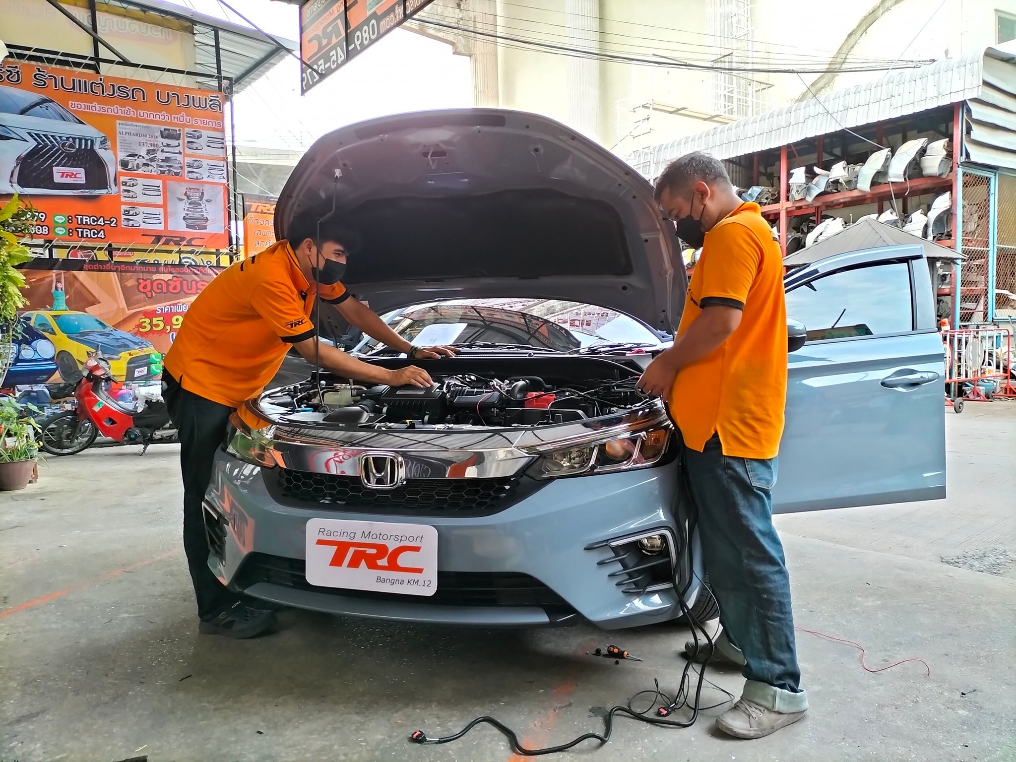 ⚡ รีวิวติดตั้ง TRC4 เซียงกงบางพลี ⚡️ สินค้าที่ติดตั้ง>>CITY 2020 ฝาครอบ ...
