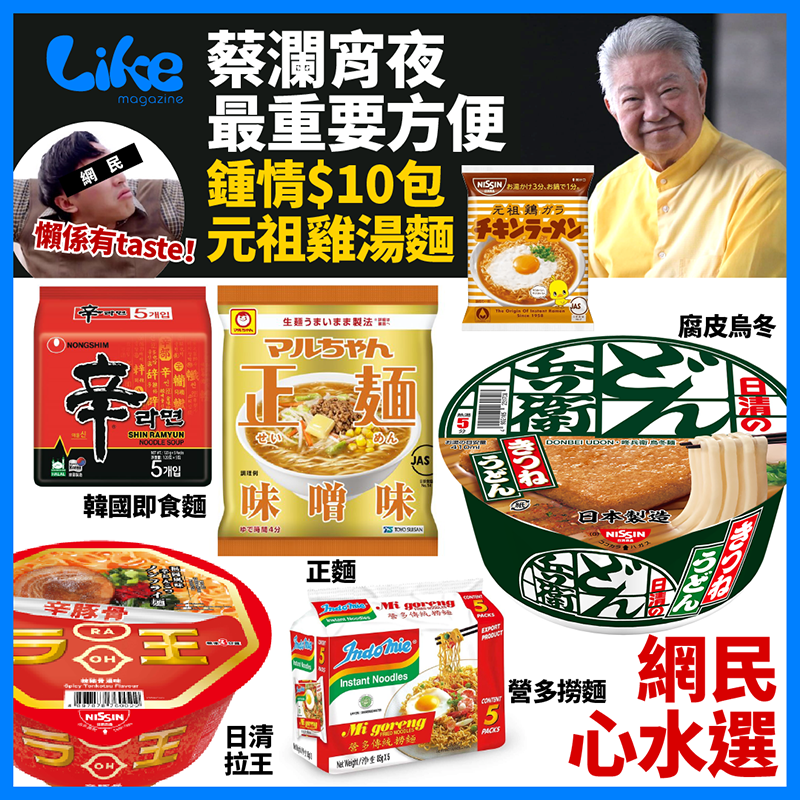 【#Like飲食】口味呢家嘢，人人各有喜好。被公認識飲識食嘅蔡瀾，喺網上日記分享... - Like Magazine HK