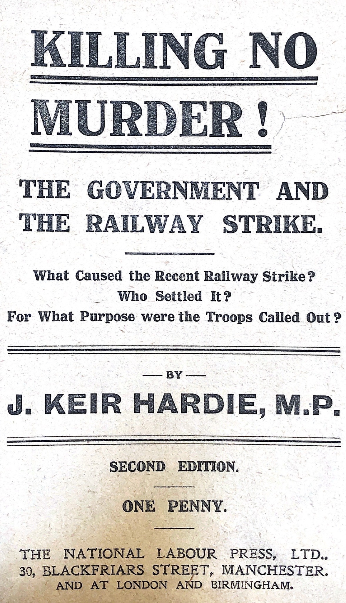 The pamphlet references the Llanelli... - Keir Hardie Society