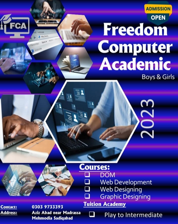 Freedom Computer Academic | Sadiqabad
