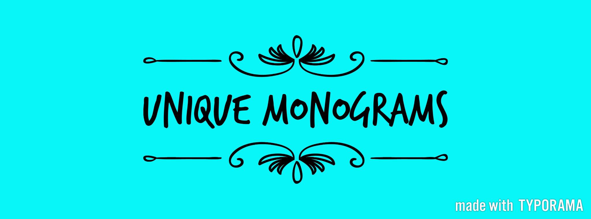 Unique Monograms | Anderson SC