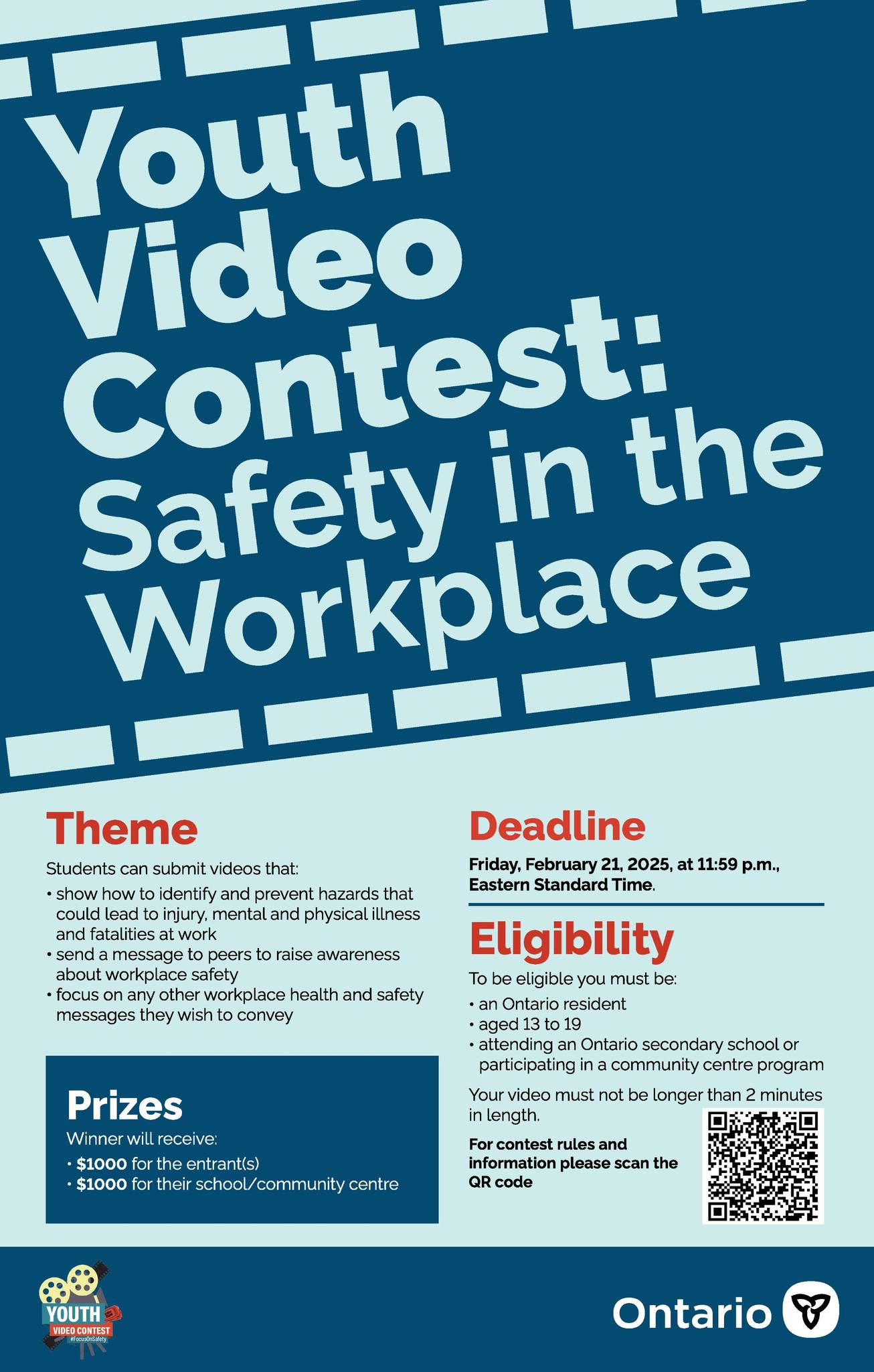 Public - The Youth Video Contest: #Safety in the Workplace is now open ...