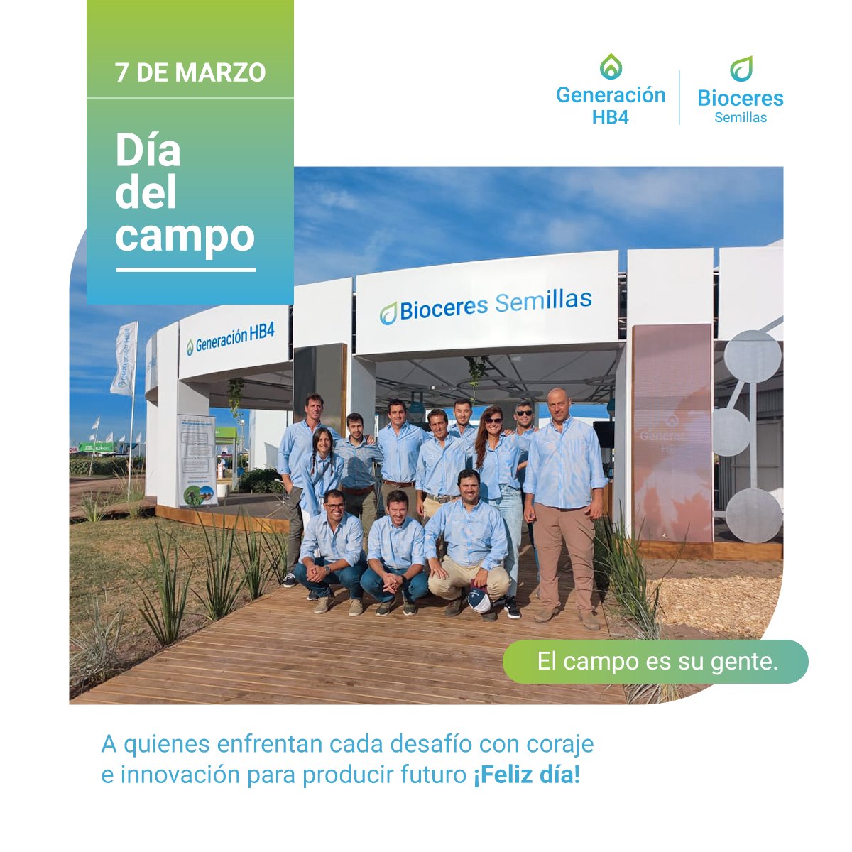 🌱👨‍🌾 Hoy es el día del campo y... - Bioceres Semillas | Facebook