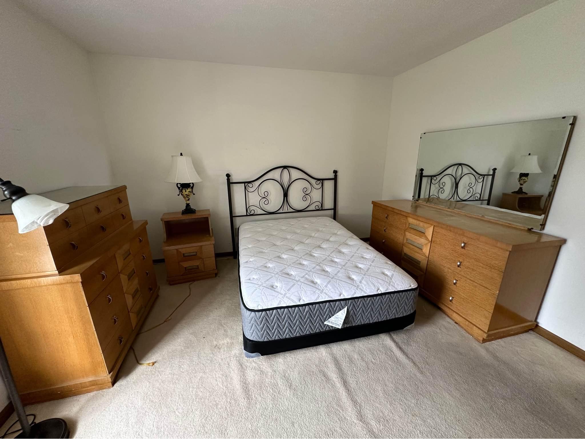 Bedroom Furniture Set and Queen Mattress Sofas, Loveseats