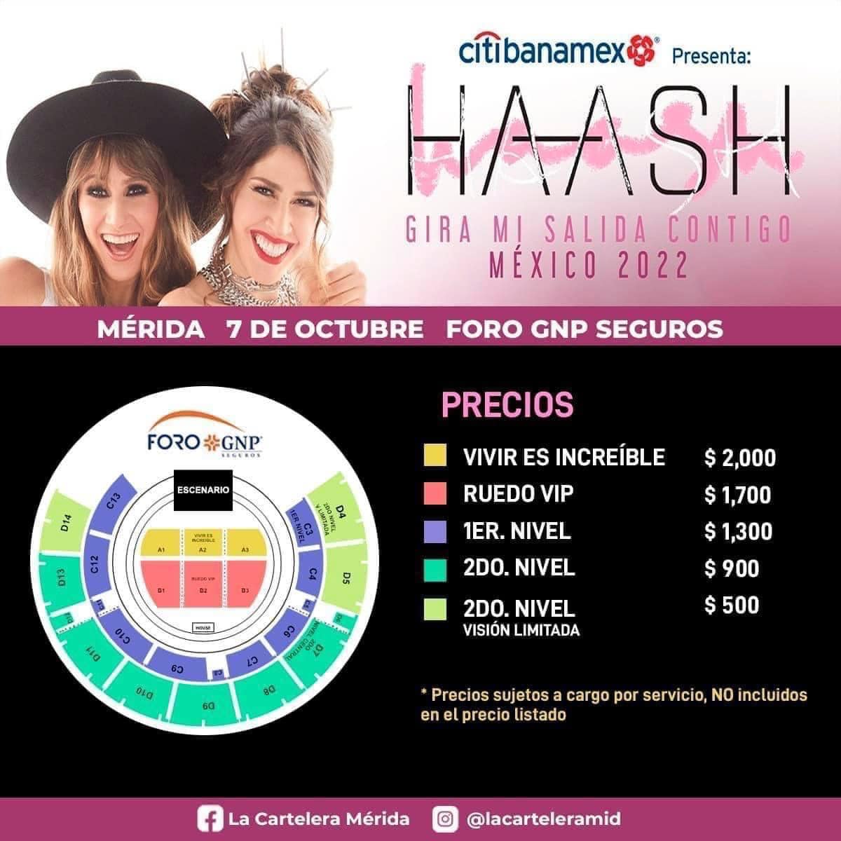 💥 HA*ASH EN MÉRIDA! 💥 Las reinas del... - La Cartelera Mérida
