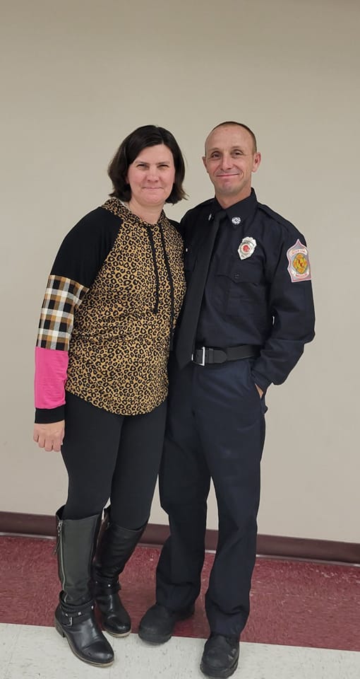 With the official... Elsberry Fire Protection District