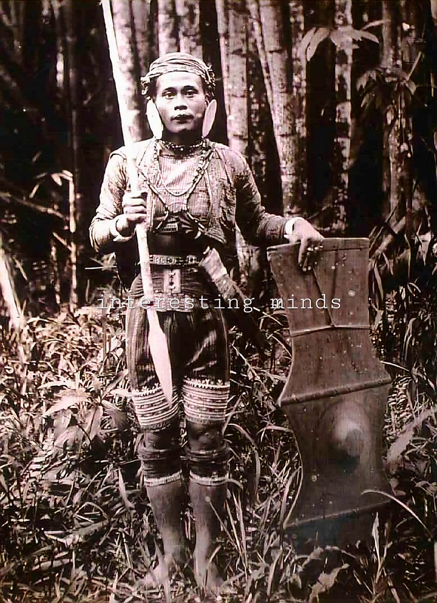 Handwoven cloth of the Mangyan-Hanunuo, an indigenous tribe from