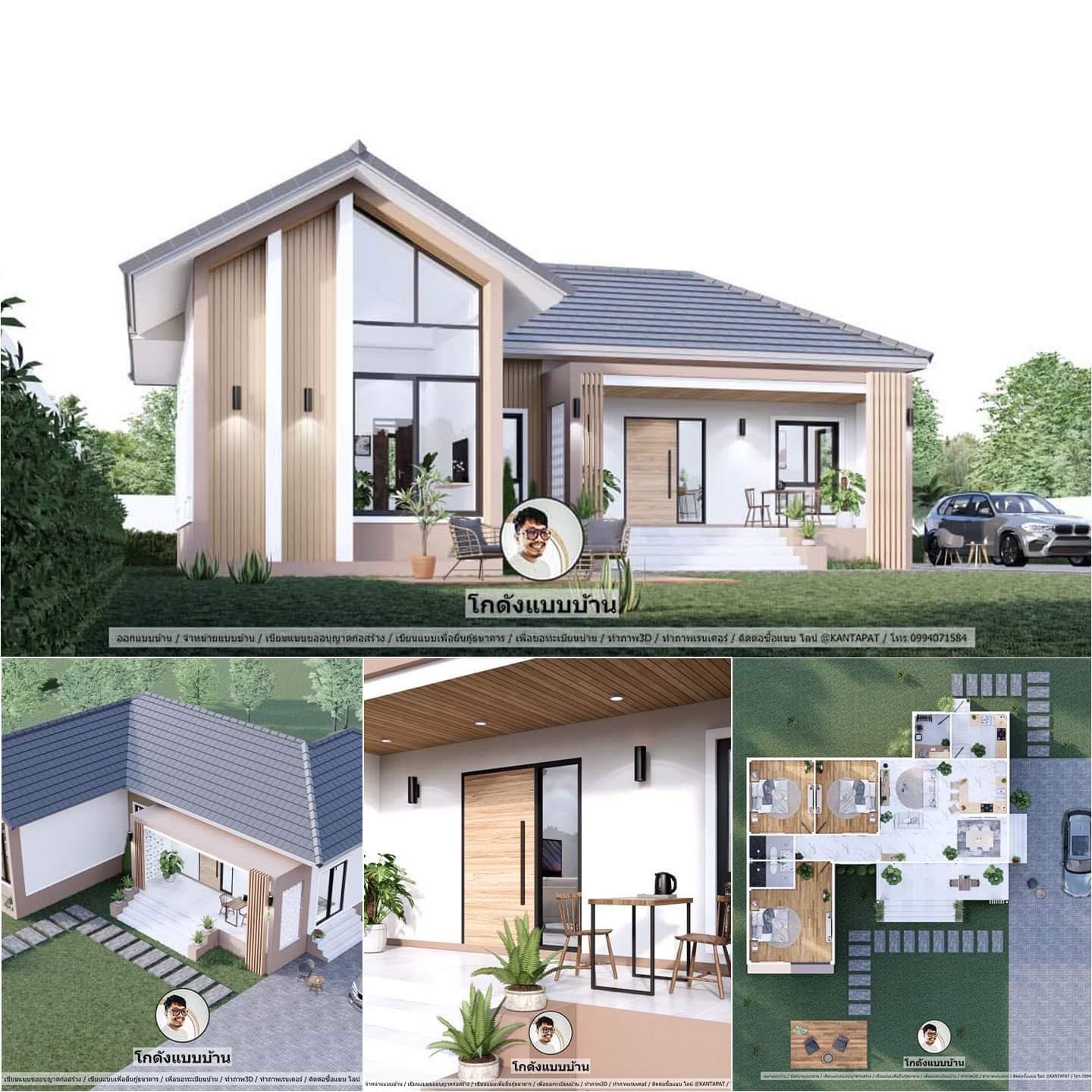 แบบบ้านในฝัน - บ้าน Oriental Style ชั้นเดียว 3 ห้องนอน 2... | Facebook