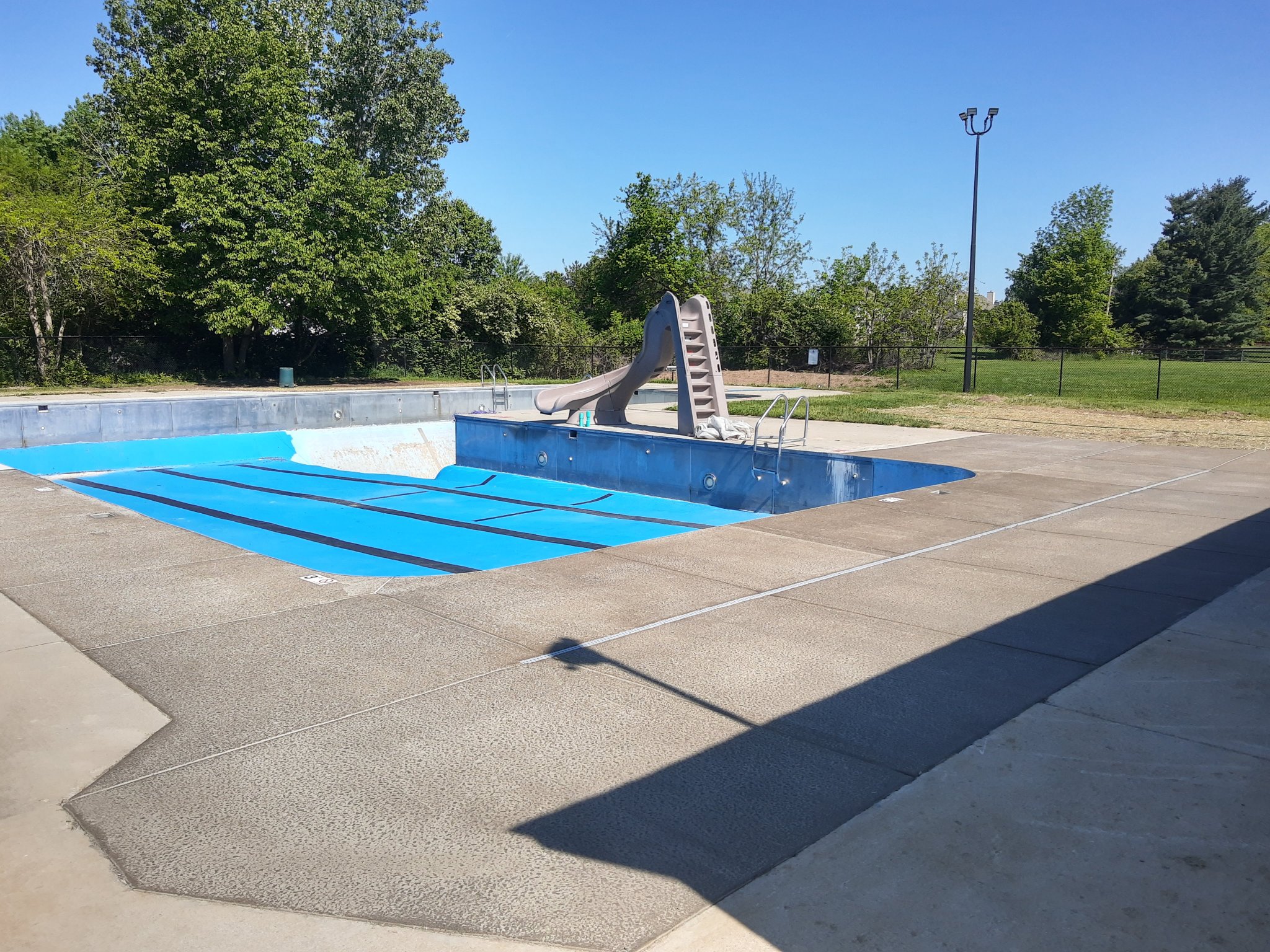 The final section of concrete was... - Chevington Woods Pool | Facebook