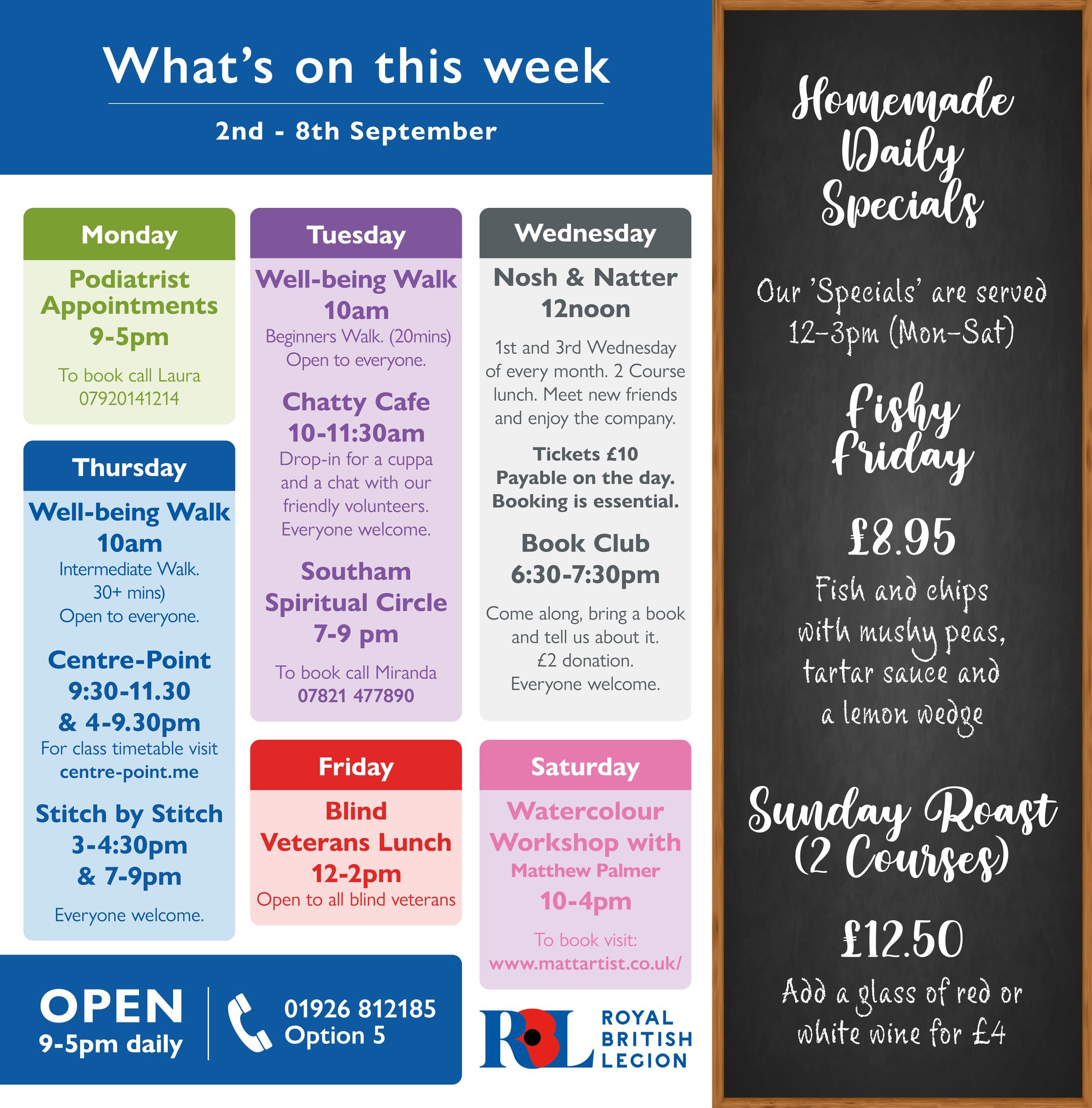 The Community - 👇 For a list of events at the Community Hub this week ...