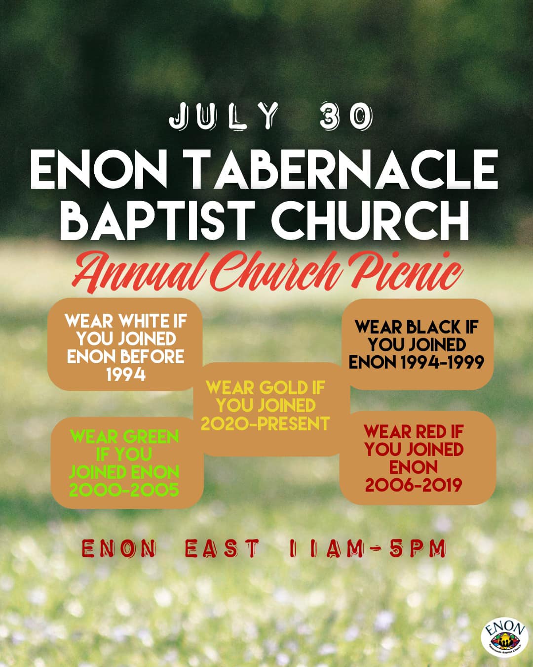 Enon Tabernacle Baptist Church - Home