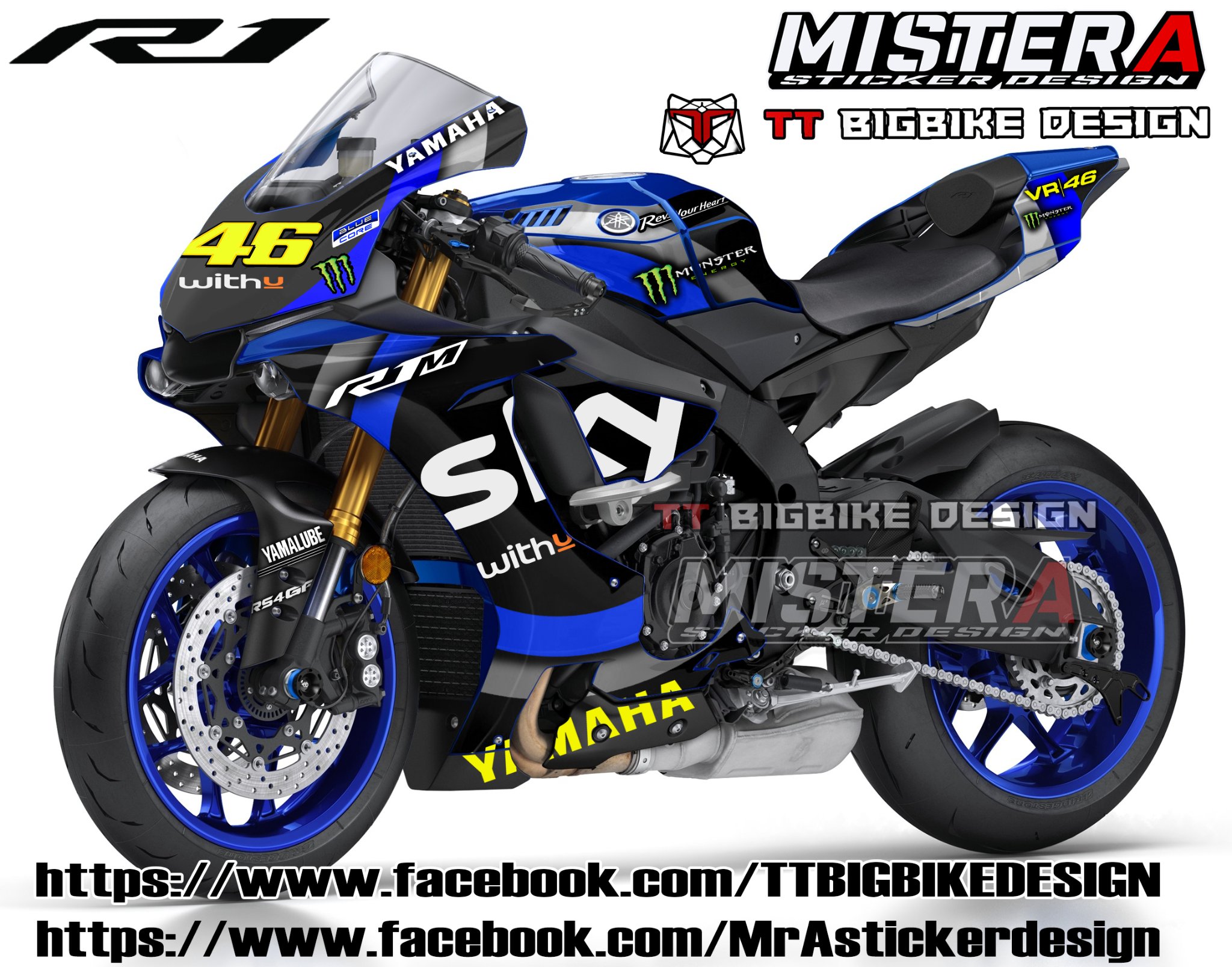 ชุดสติ๊กเกอร์แต่งรถสำหรับ R1... - MisterA StickerDesign | Facebook