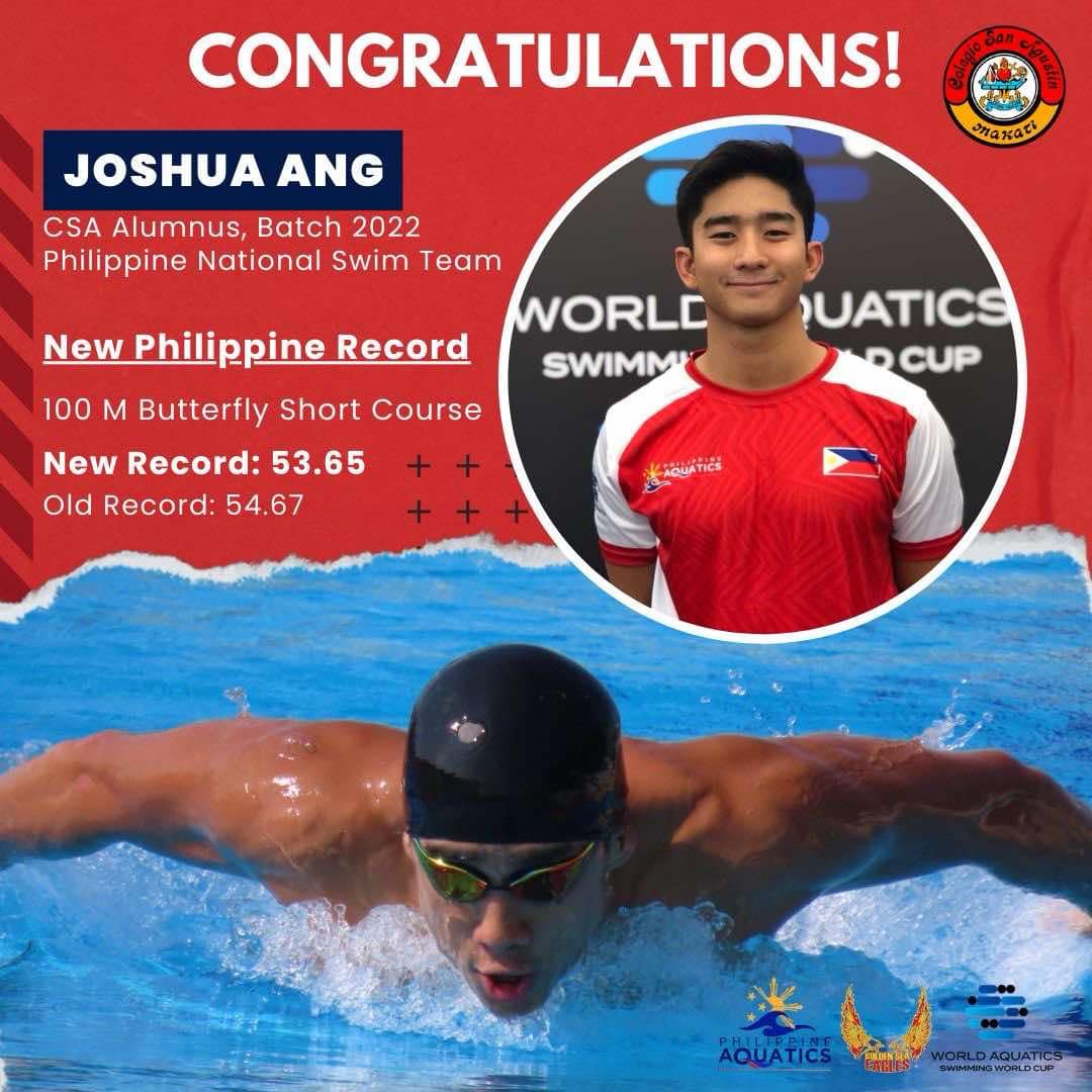 Joshua Ang, CSA alumnus Batch... - Colegio San Agustin Makati | Facebook