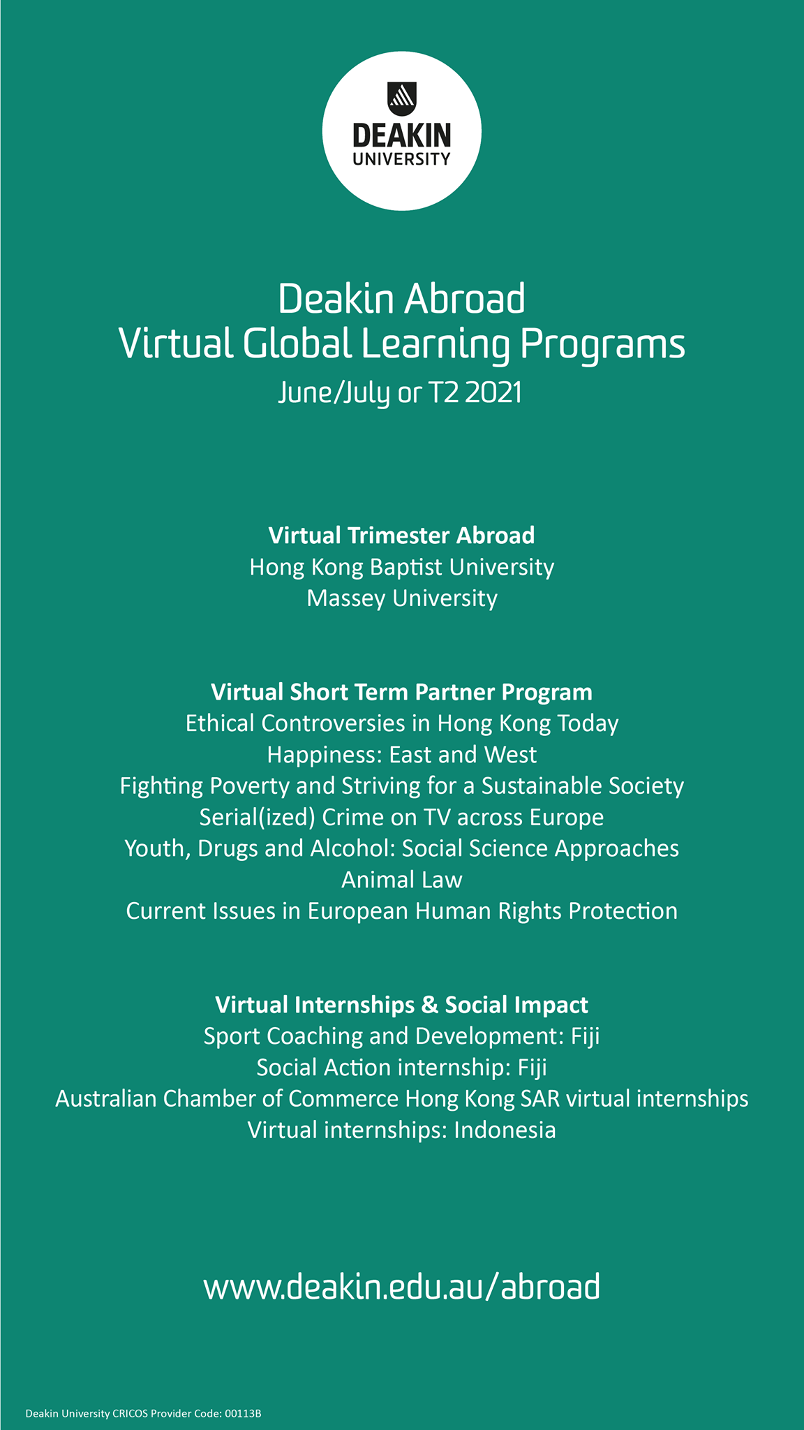 Deakin Abroad Publicacoes Facebook