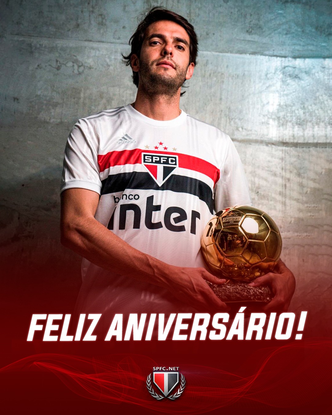 SPFC.Net - São Paulo homenageia 40 anos do ídolo Kaká!...