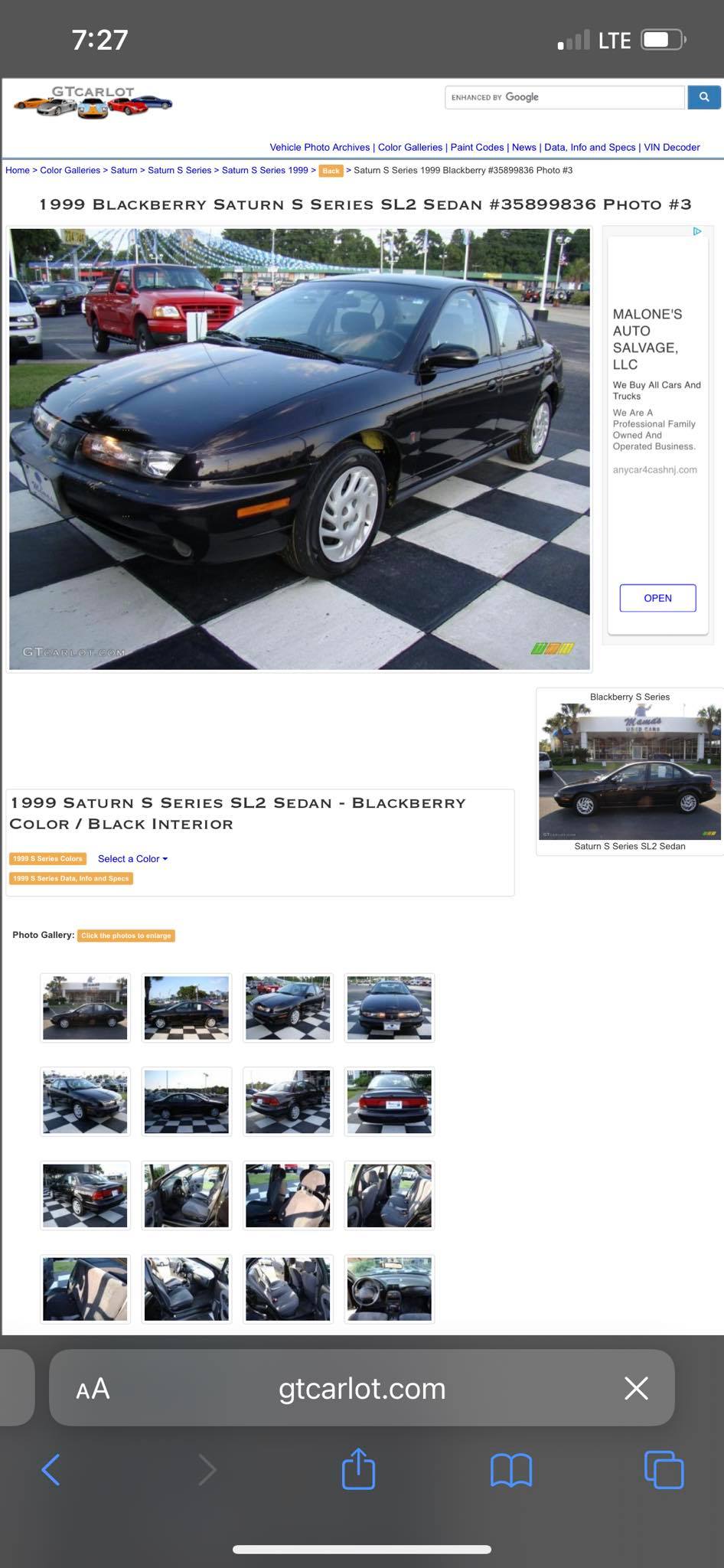 2001 Saturn SL2 body panels for sale near Phillipsburg, NJ