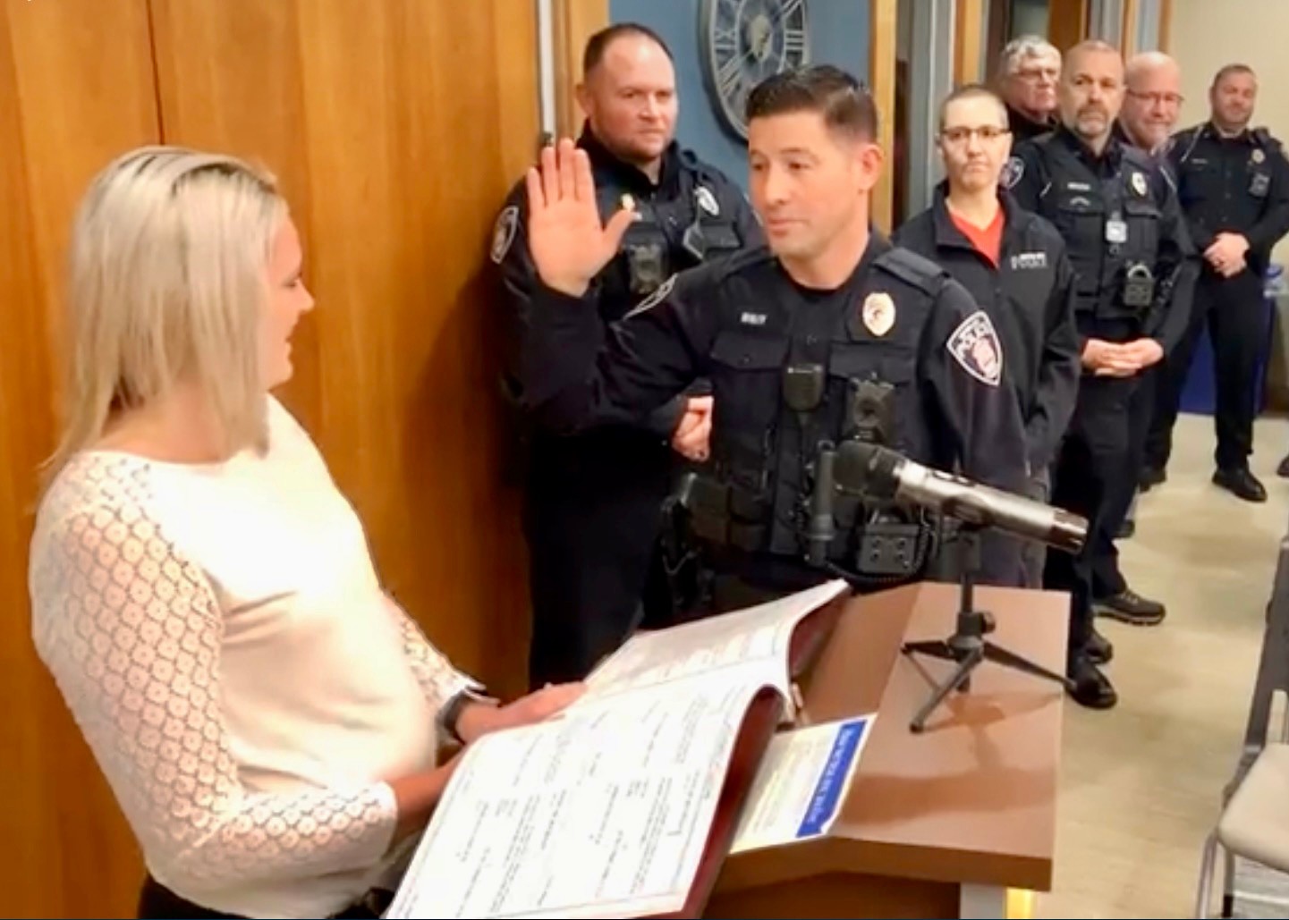 NEW POLICE OFFICER Tim Wiley was... - The City of Boyne City