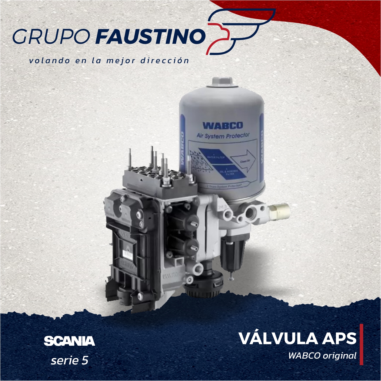 Válvula APS Scania serie 5 - WABCO... - Grupo Faustino SACI