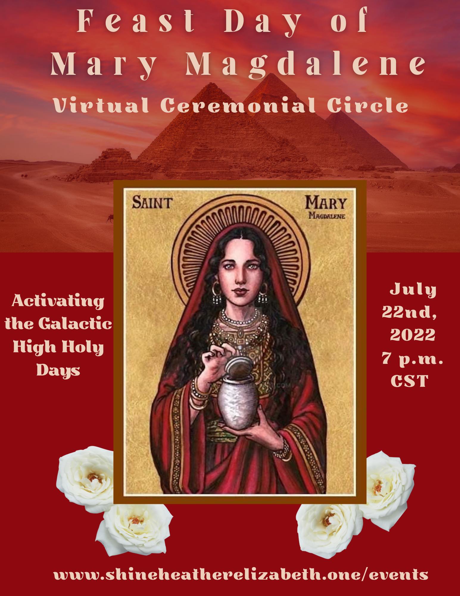 Feast Day of Mary Magdalene Ceremonial Circle