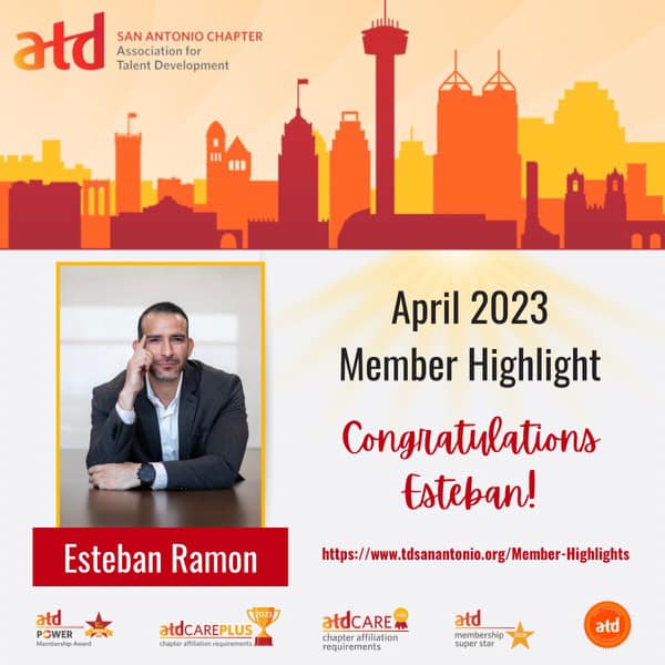 ATD San Antonio - Congratulations Esteban Ramon. You are... | Facebook