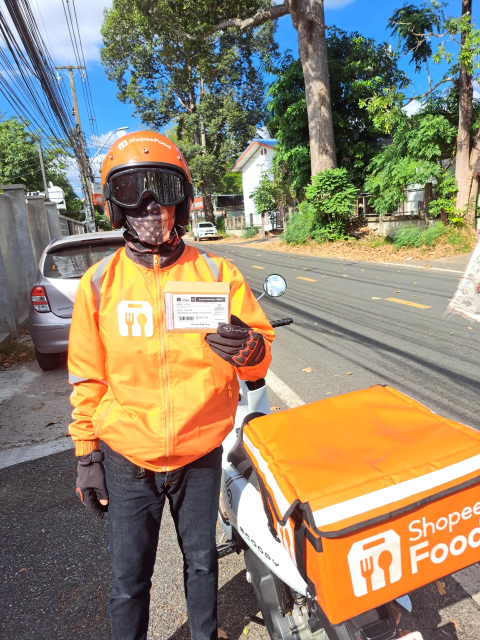 ShopeeFood Rider | อุบลเคาเปิดให้มีส่งพัสดุได้แล้วหรอ..