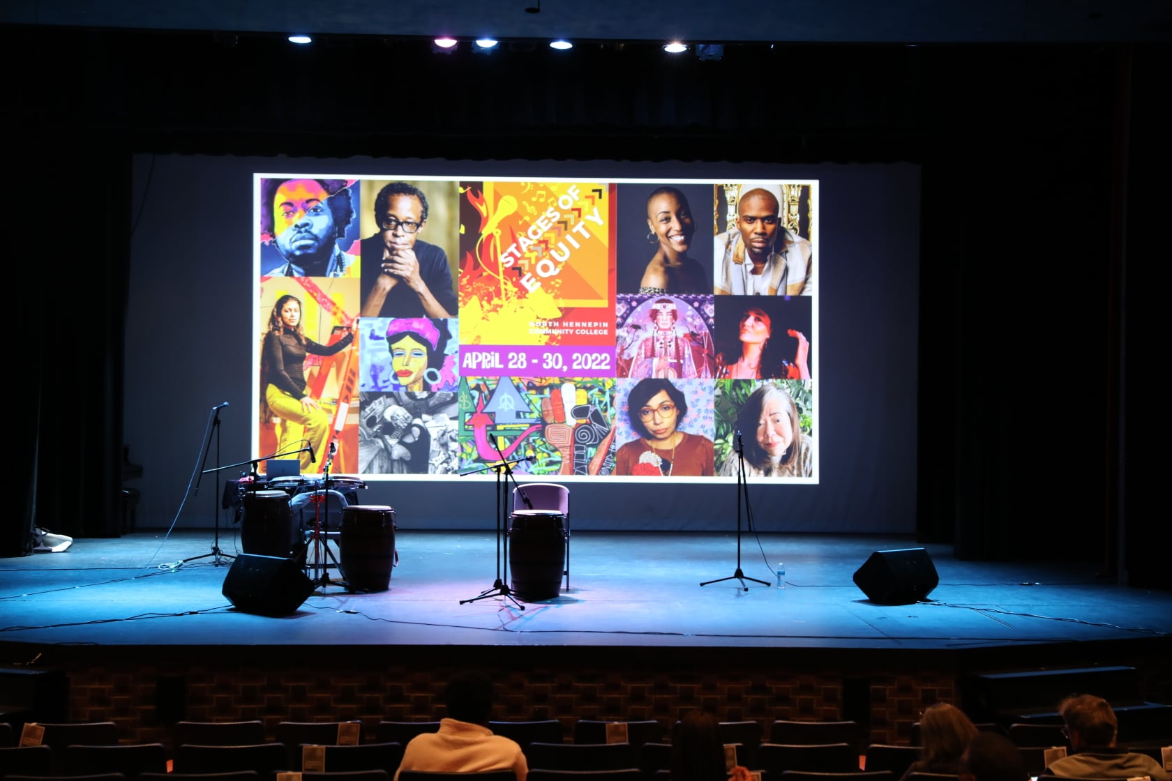 North Hennepin Community College - The theatre set up before Maria Isa ...