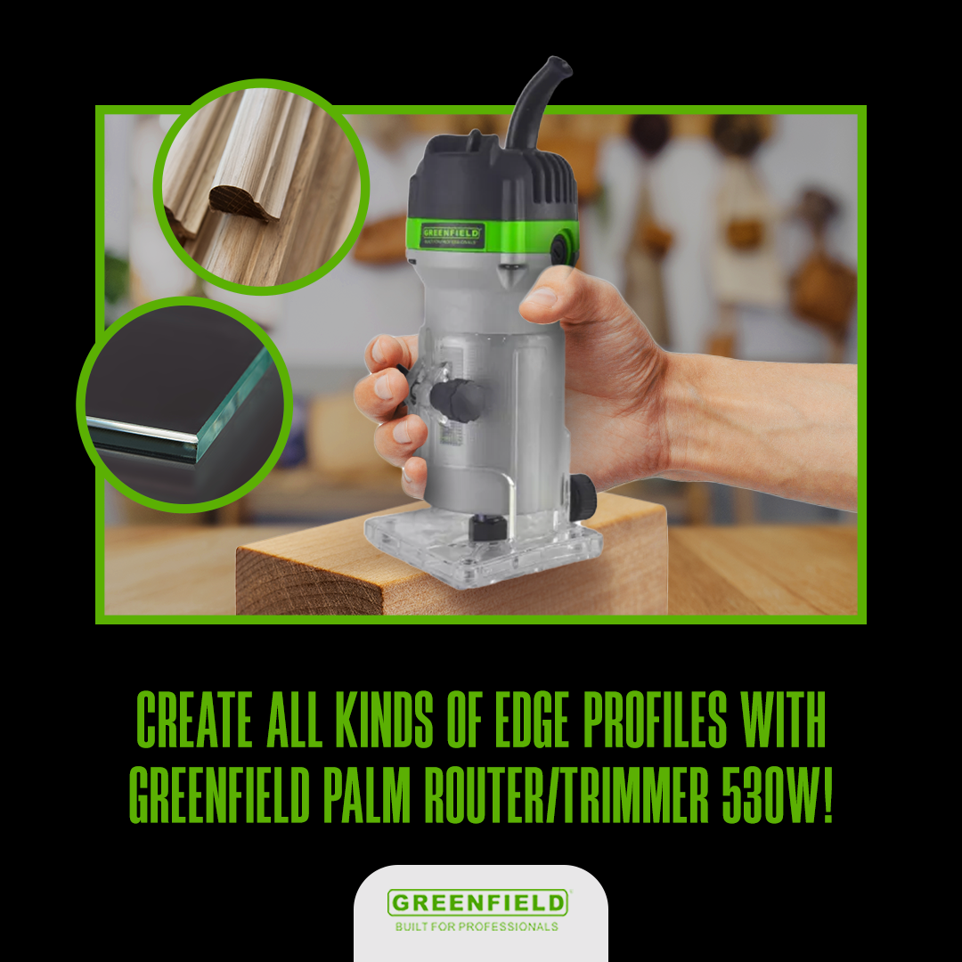 Never worry about uneven wood edges... - Greenfield Tools | Facebook