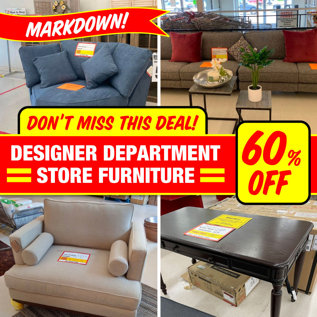 Dirt - 🛋️ Markdown alert! Designer department store furniture now 60% ...