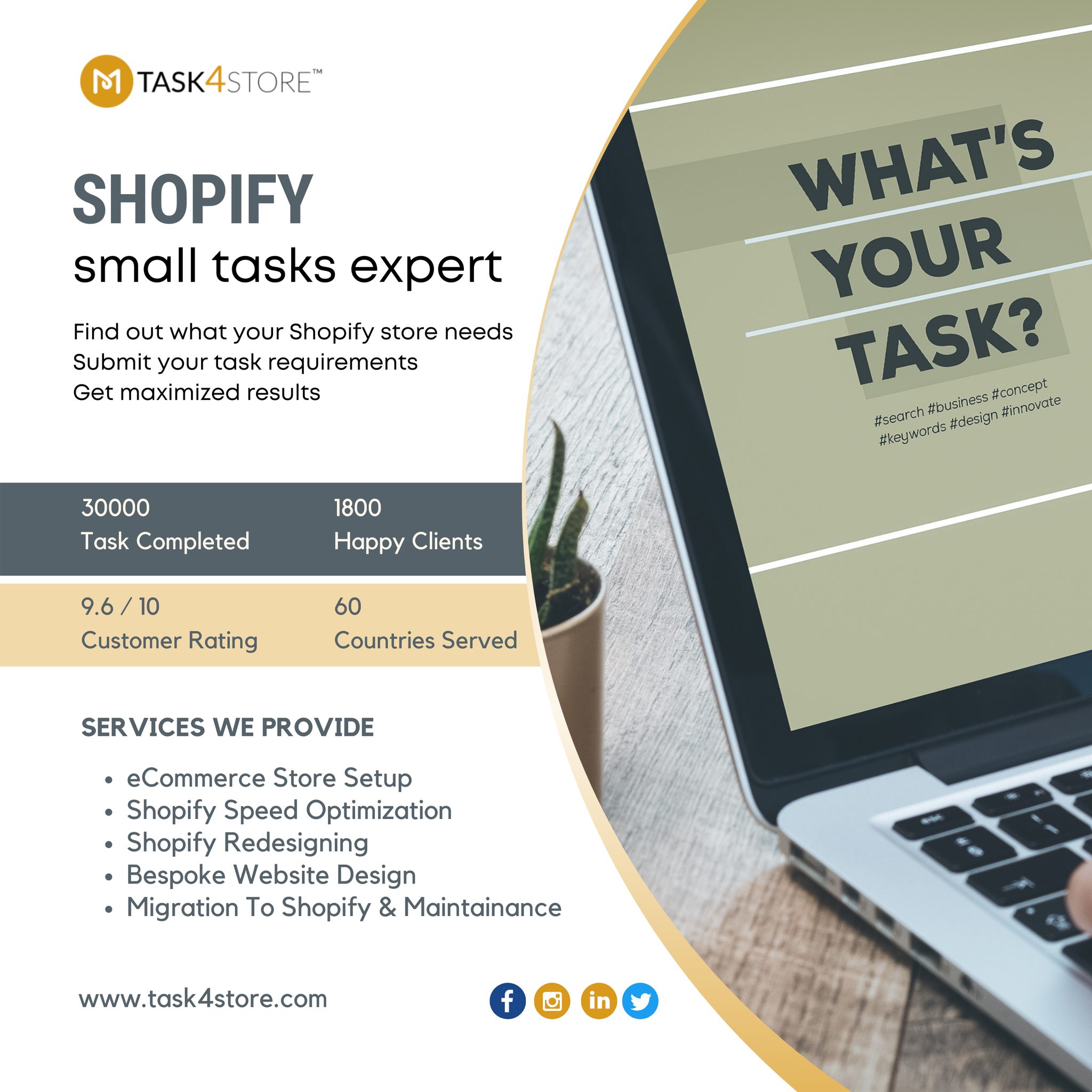 Task4Store - Shopify Small Tasks Experts