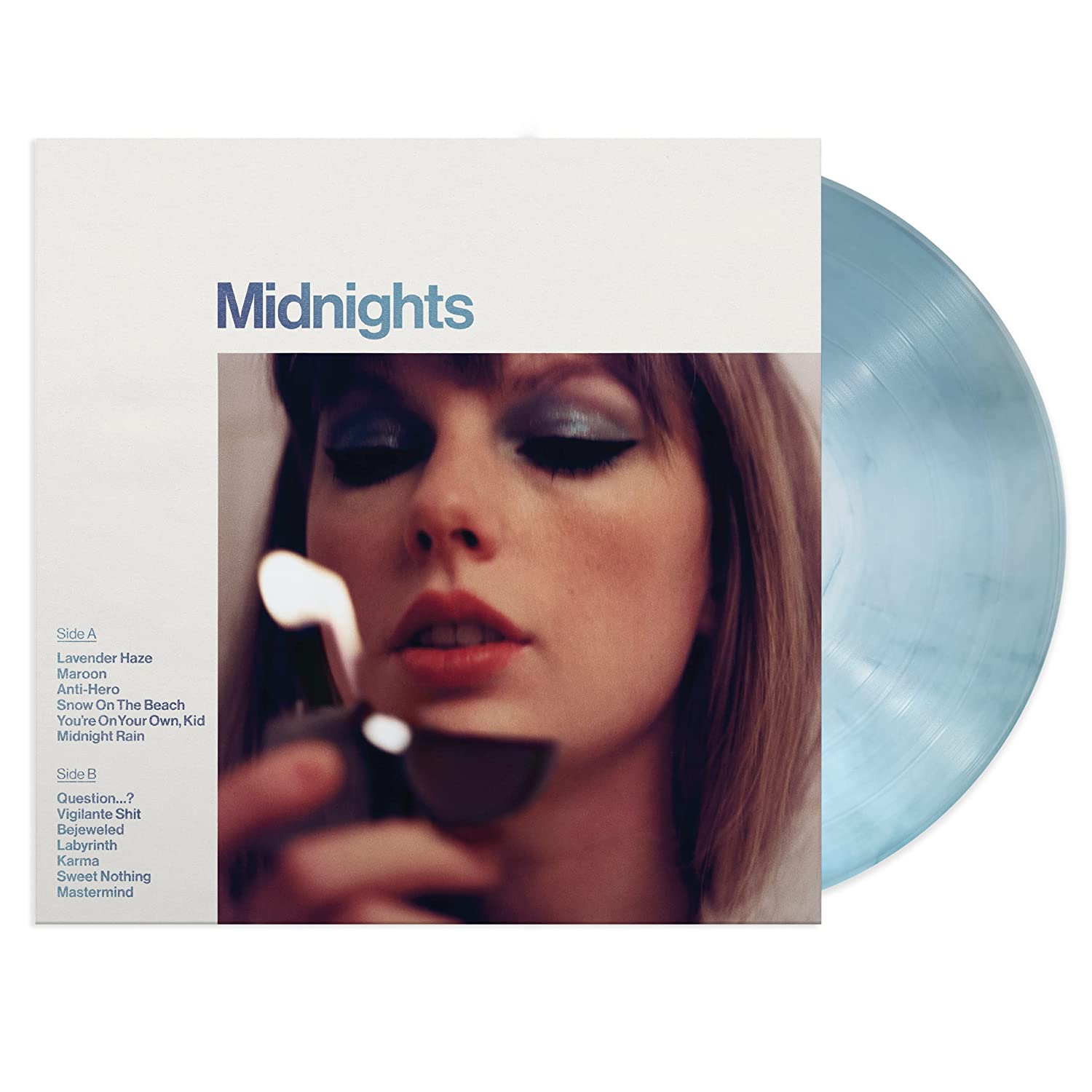 Taylor Swift Midnights vinyl with signed photo insert