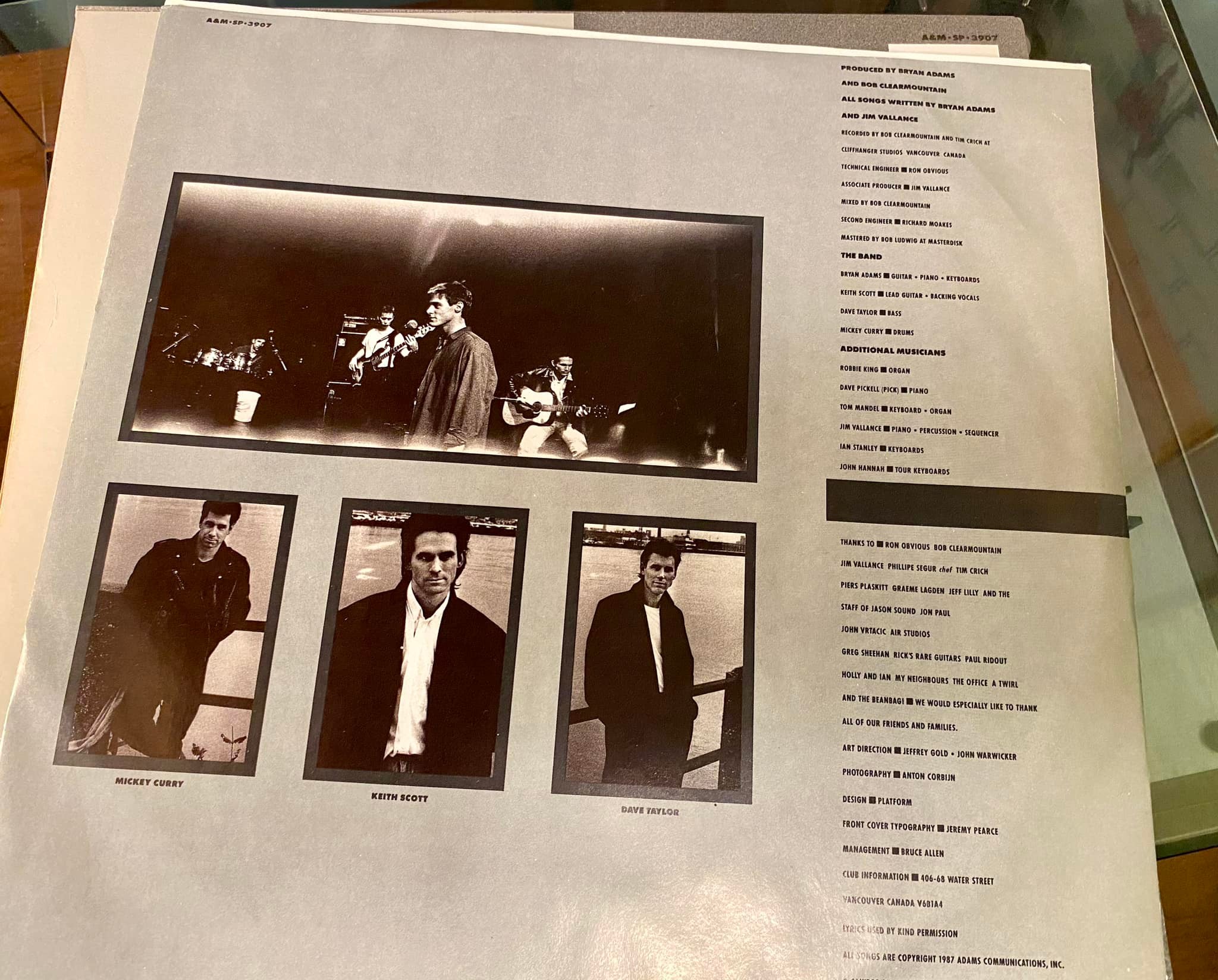 Bryan Adams' 1987 Album Into The Fire
