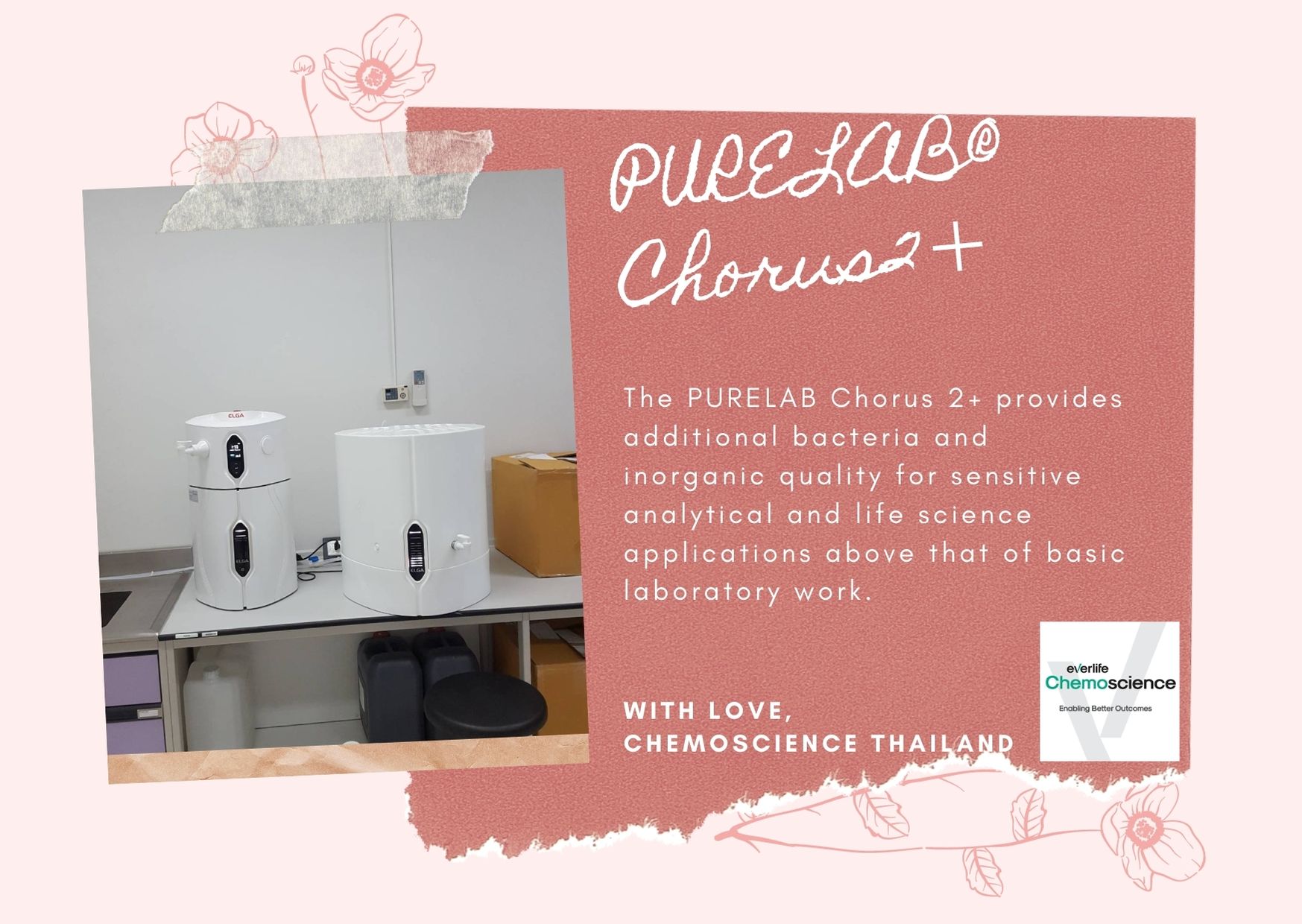 Everlife-Chemoscience - PURELAB Chorus 2 + One complete solution for ...